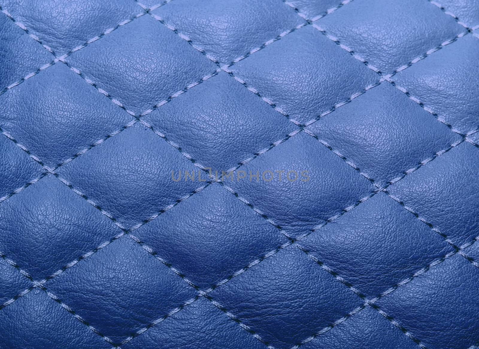 quilted texture artificial leather, stitched with thread for the background for texture