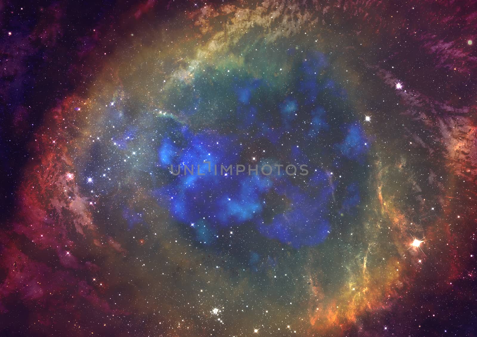 Star field in space a nebulae and a gas congestion. "Elements of this image furnished by NASA".