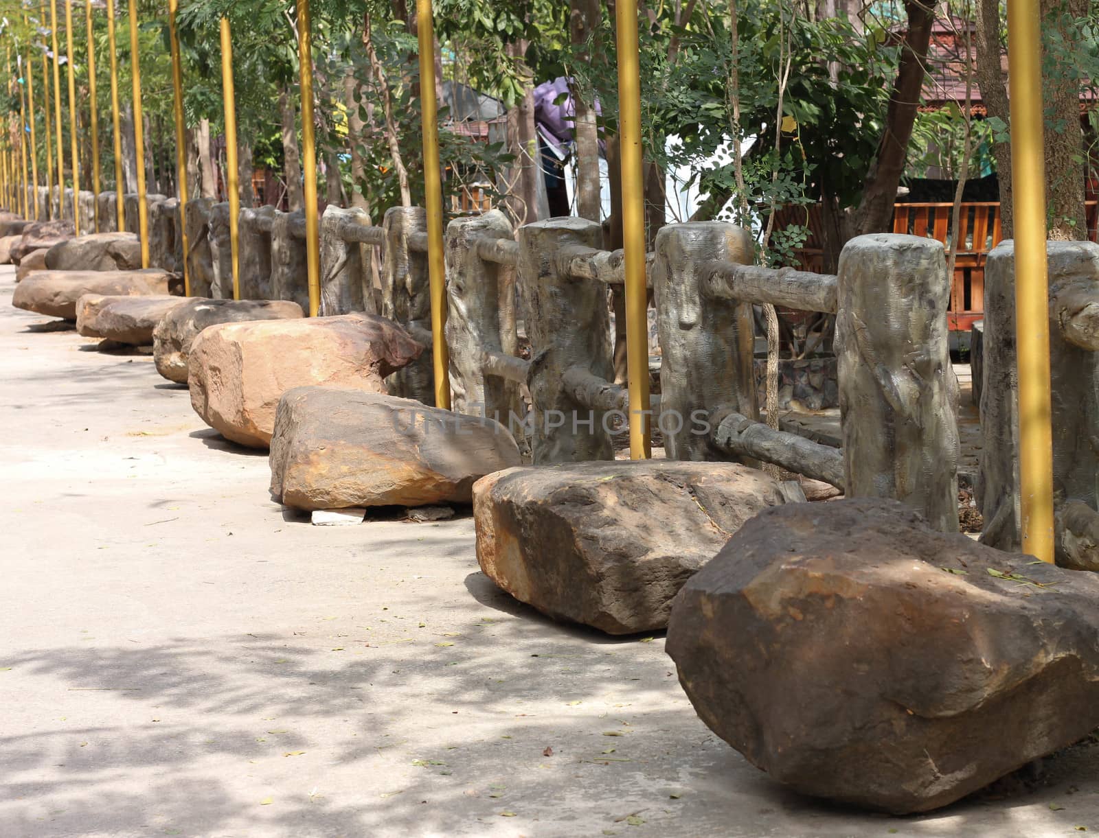 big Stone walkway