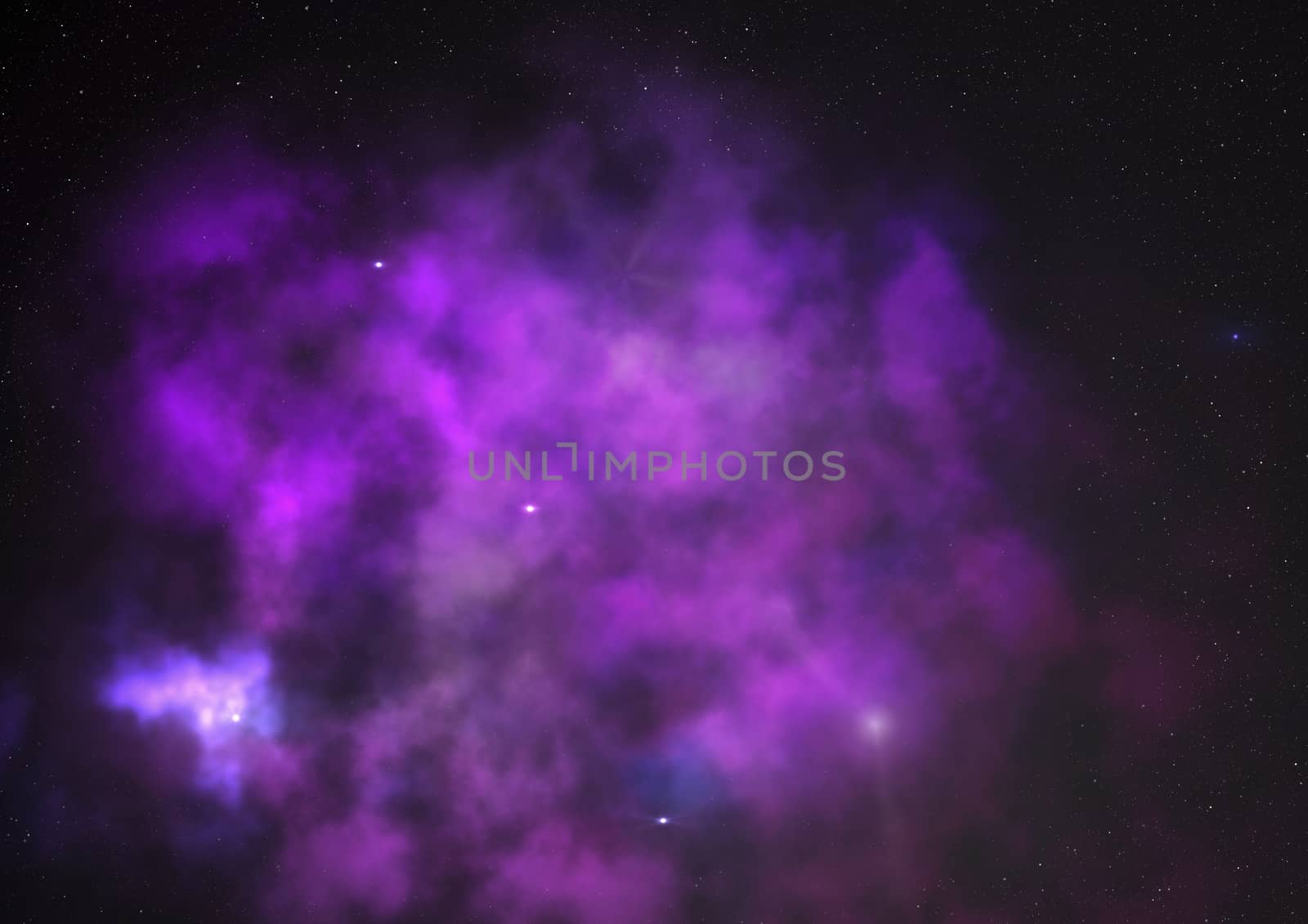 Far being shone nebula and star field against space. "Elements of this image furnished by NASA".