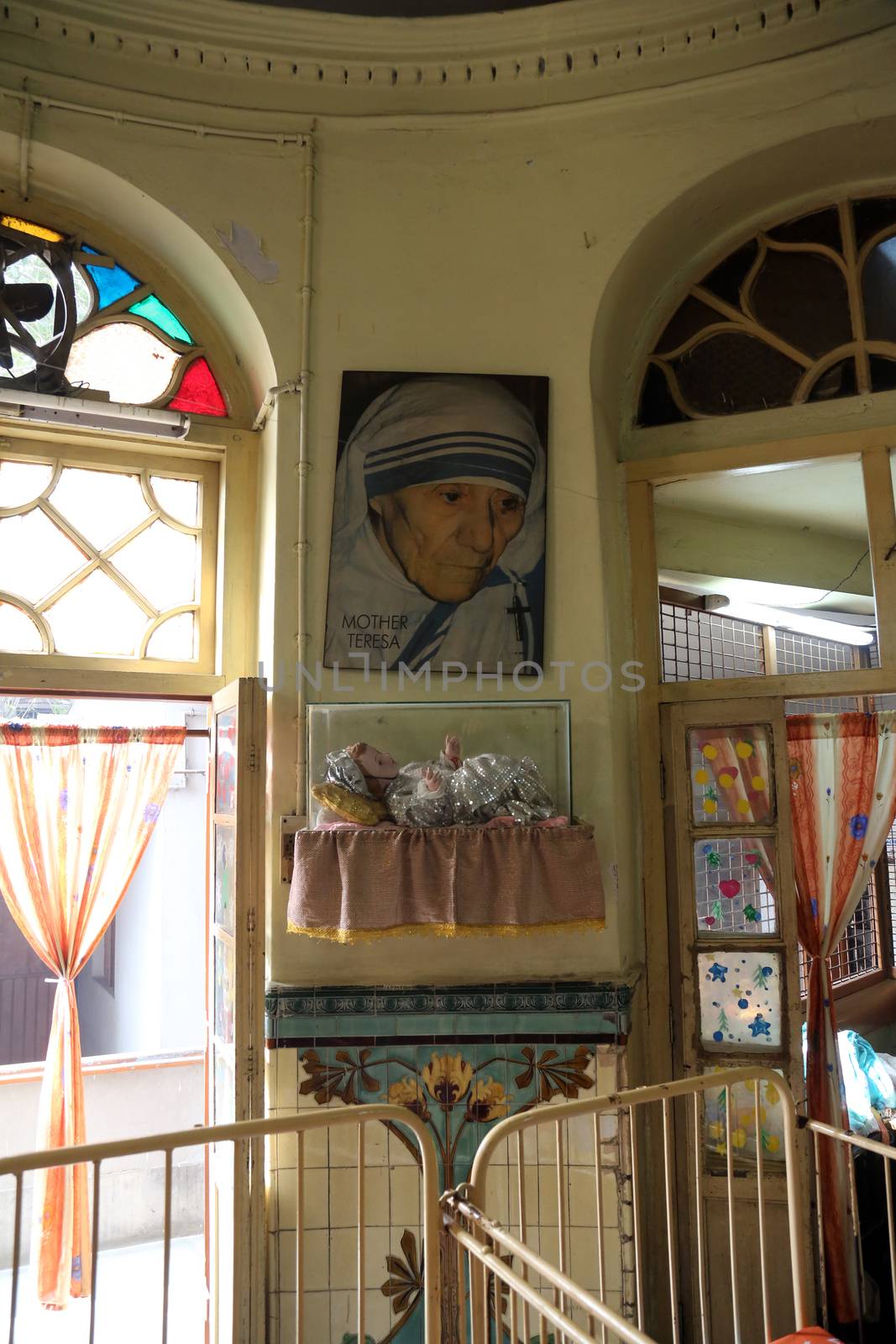 Shishu Bhavan, one of the houses established by Mother Teresa and run by the Missionaries of Charity in Kolkata by atlas