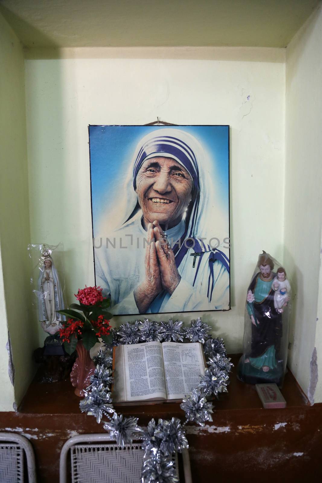 Shishu Bhavan, one of the houses established by Mother Teresa and run by the Missionaries of Charity in Kolkata by atlas