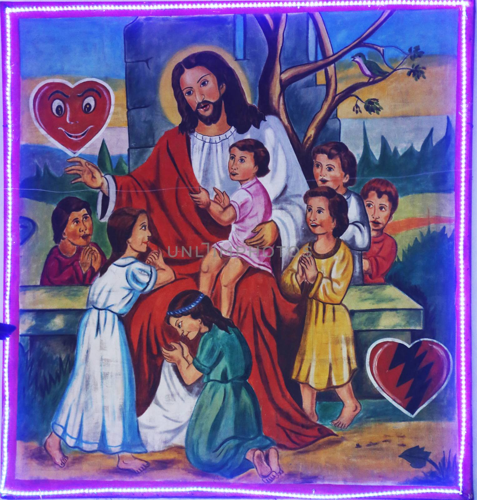 Jesus friend of children by atlas