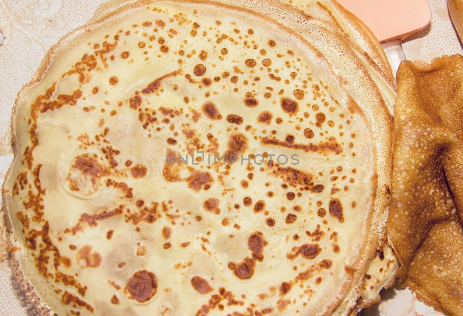 pancakes fried carnival few pieces band background by KoliadzynskaIryna