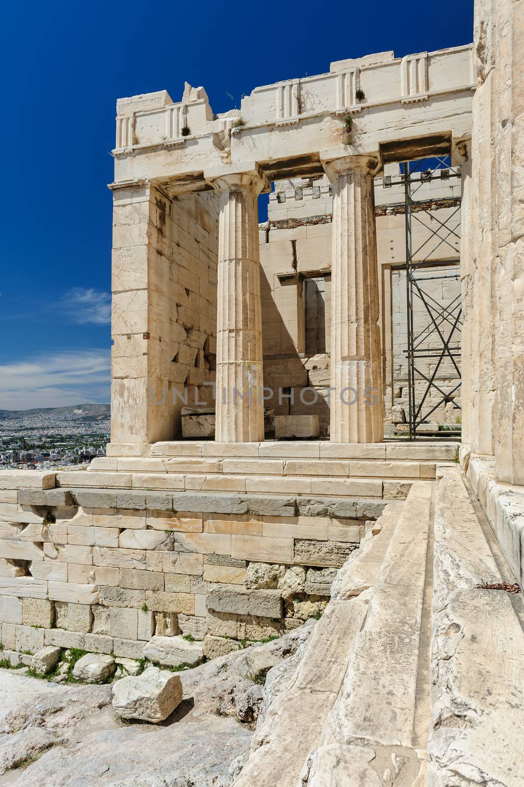 Acropolis entrance details, Athens, Greece by starush