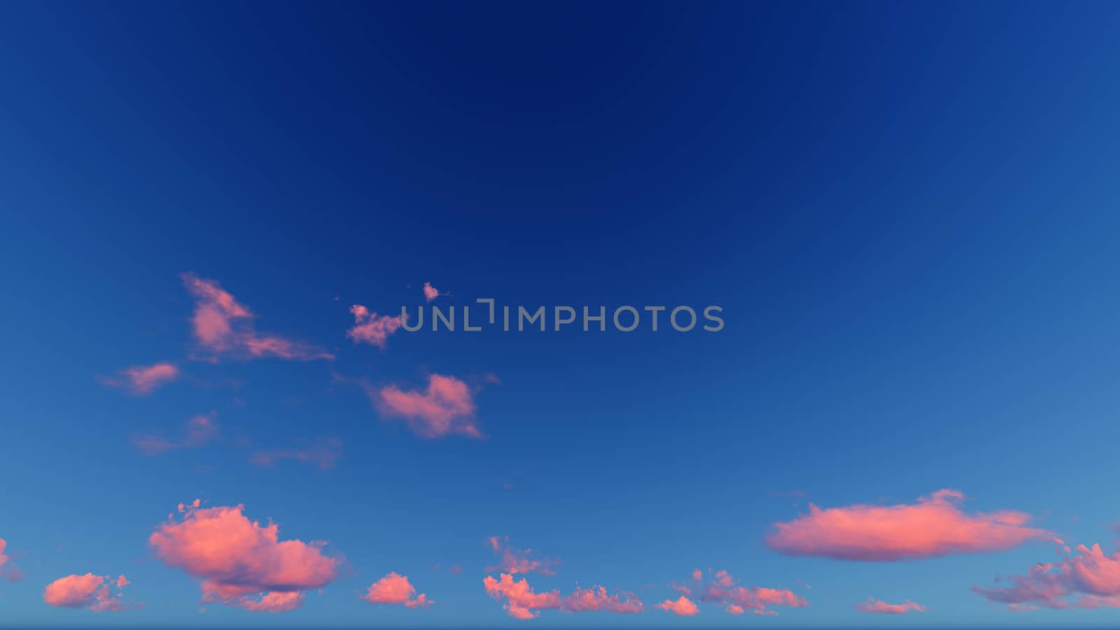 Cloudy blue sky abstract background, blue sky background with tiny clouds, 3d rendering

