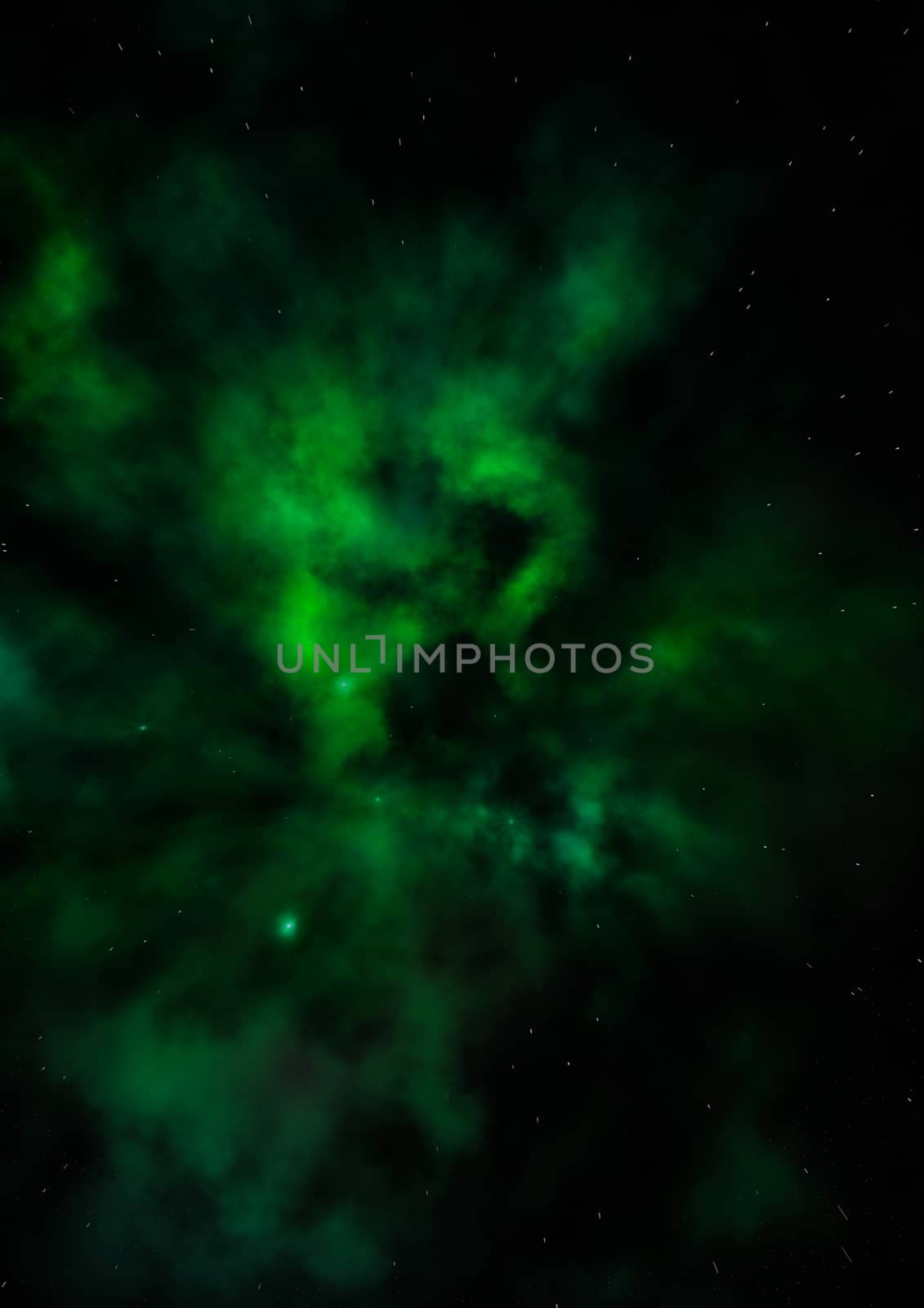 Far being shone nebula and star field against space. "Elements of this image furnished by NASA".