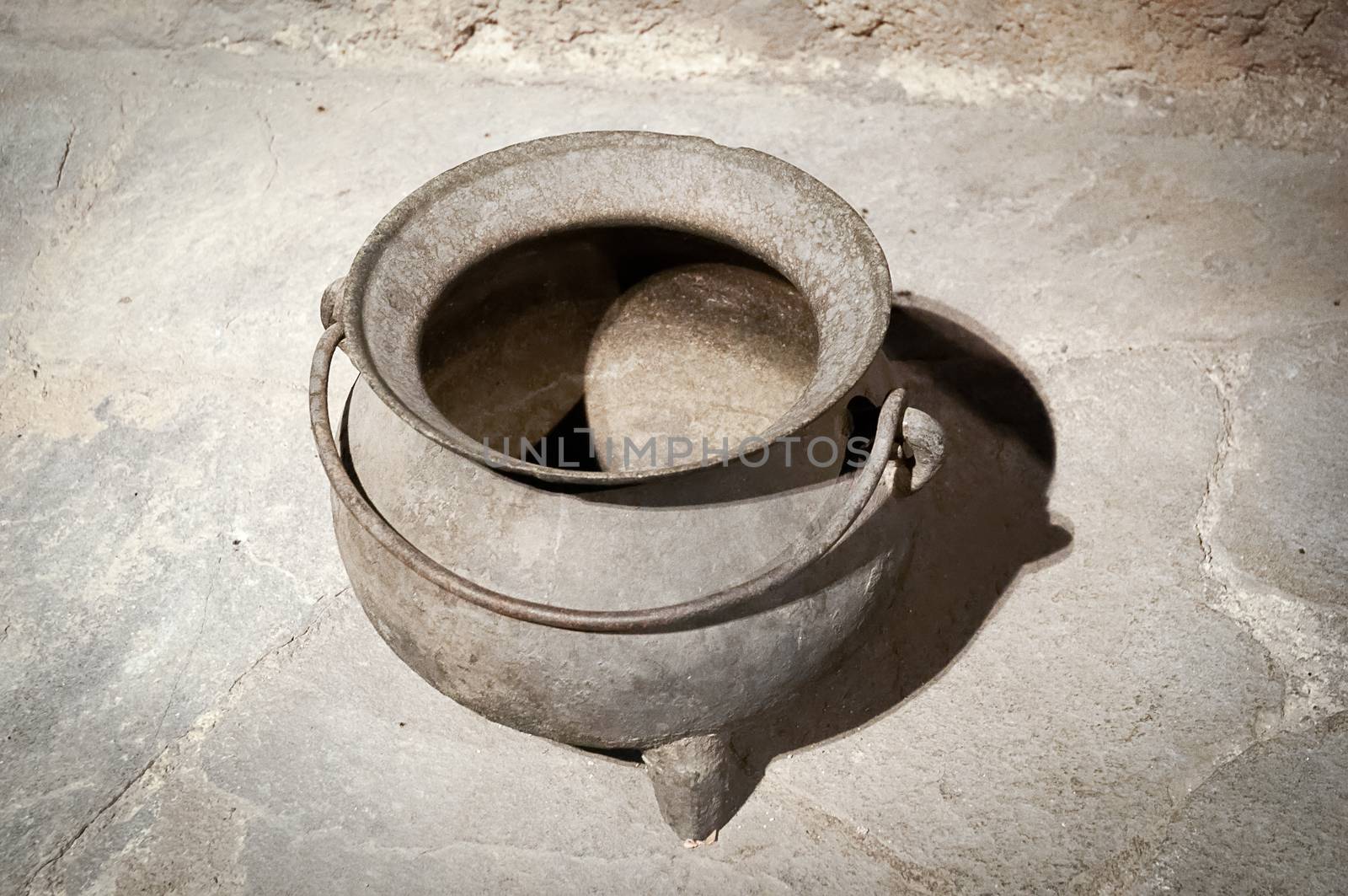 Antique iron pot. by LarisaP