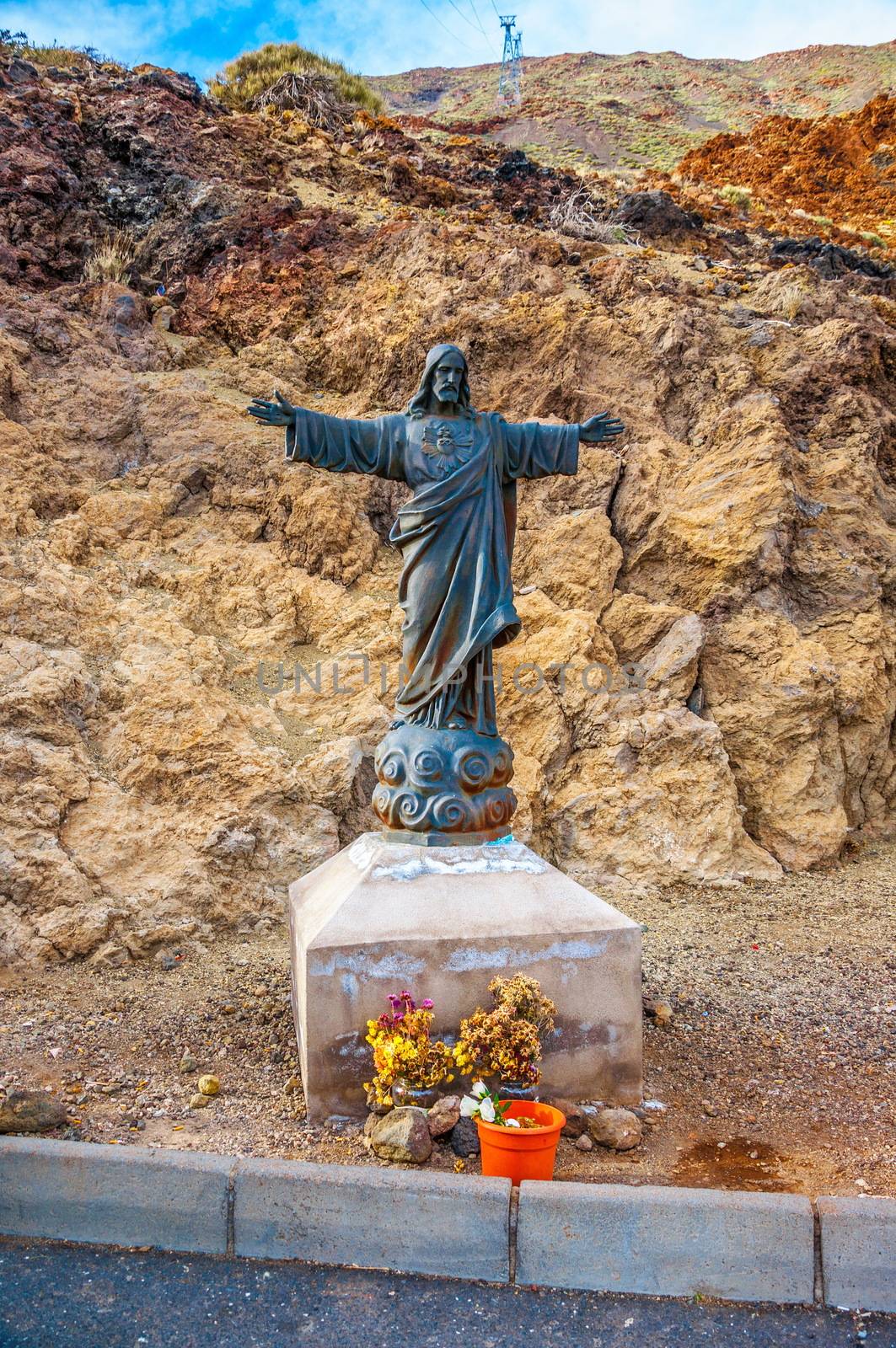  Jesus Christ the Reedemer statue in Tenerife, Canary Islands by Eagle2308