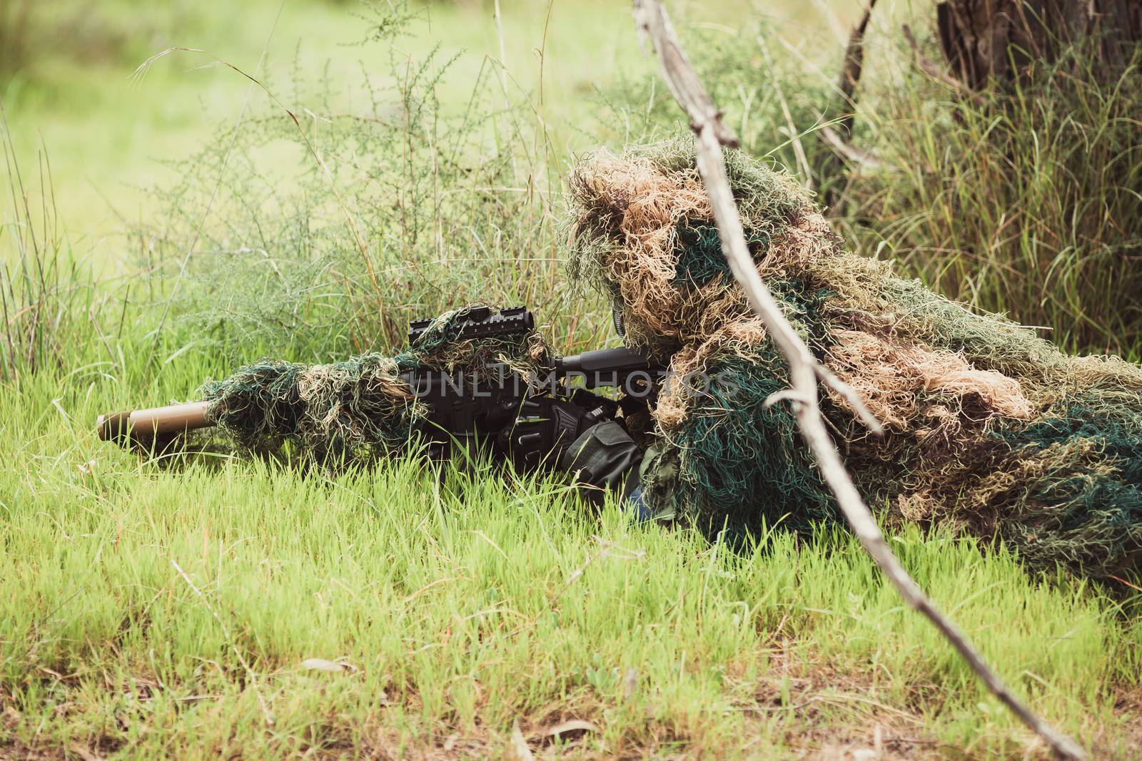 men in military uniform with weapon on a mission