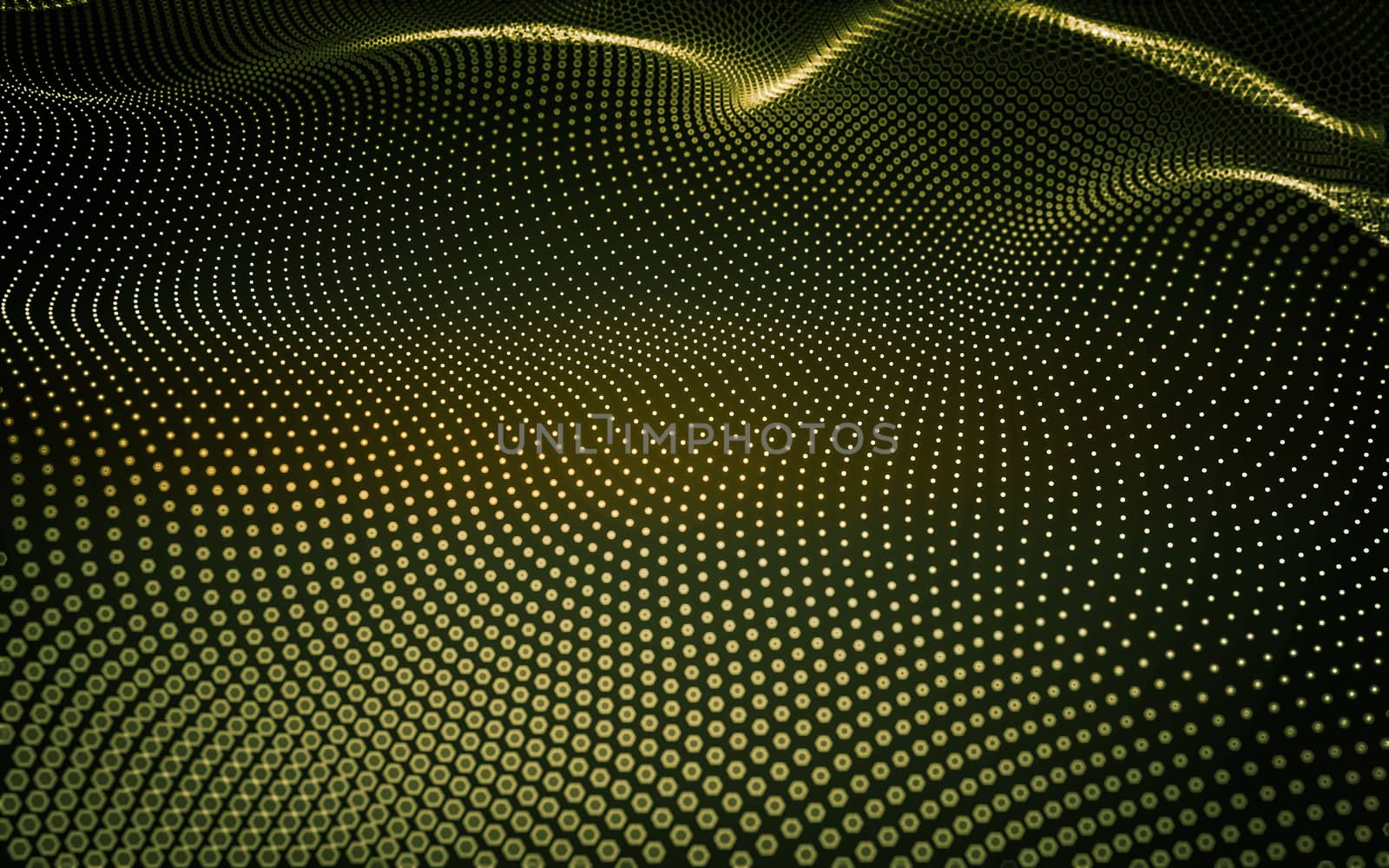 Abstract polygonal space low poly dark background with connecting dots and lines. Connection structure. 3d rendering