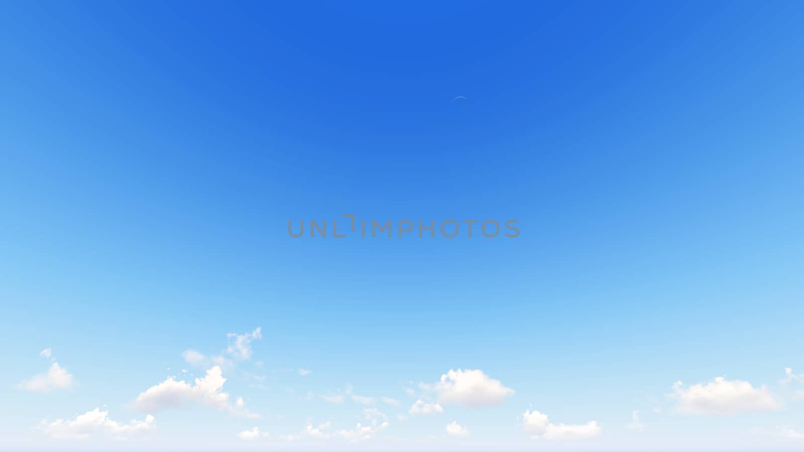 Cloudy blue sky abstract background, blue sky background with tiny clouds, 3d rendering

