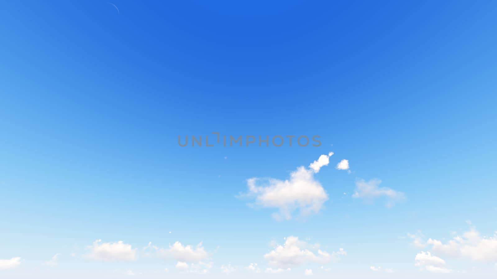 Cloudy blue sky abstract background, blue sky background with tiny clouds, 3d rendering

