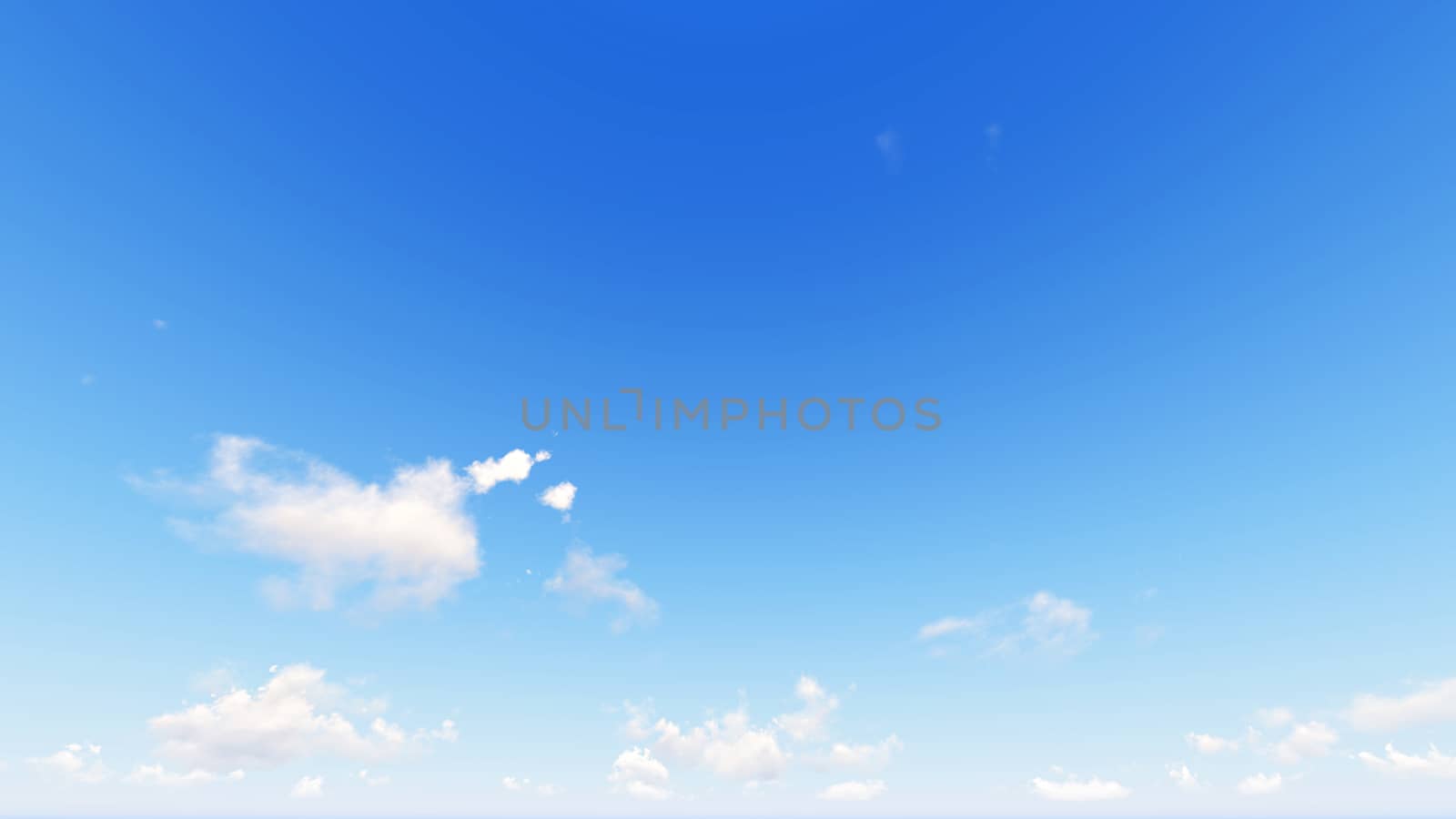 Cloudy blue sky abstract background, blue sky background with tiny clouds, 3d rendering

