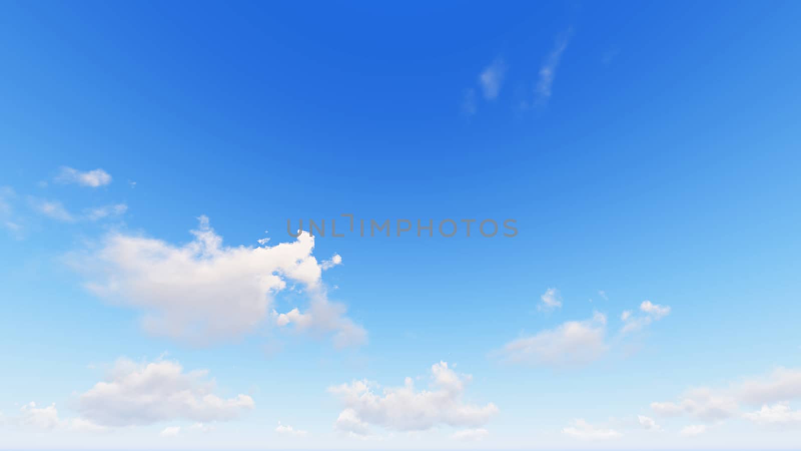 Cloudy blue sky abstract background, blue sky background with tiny clouds, 3d rendering

