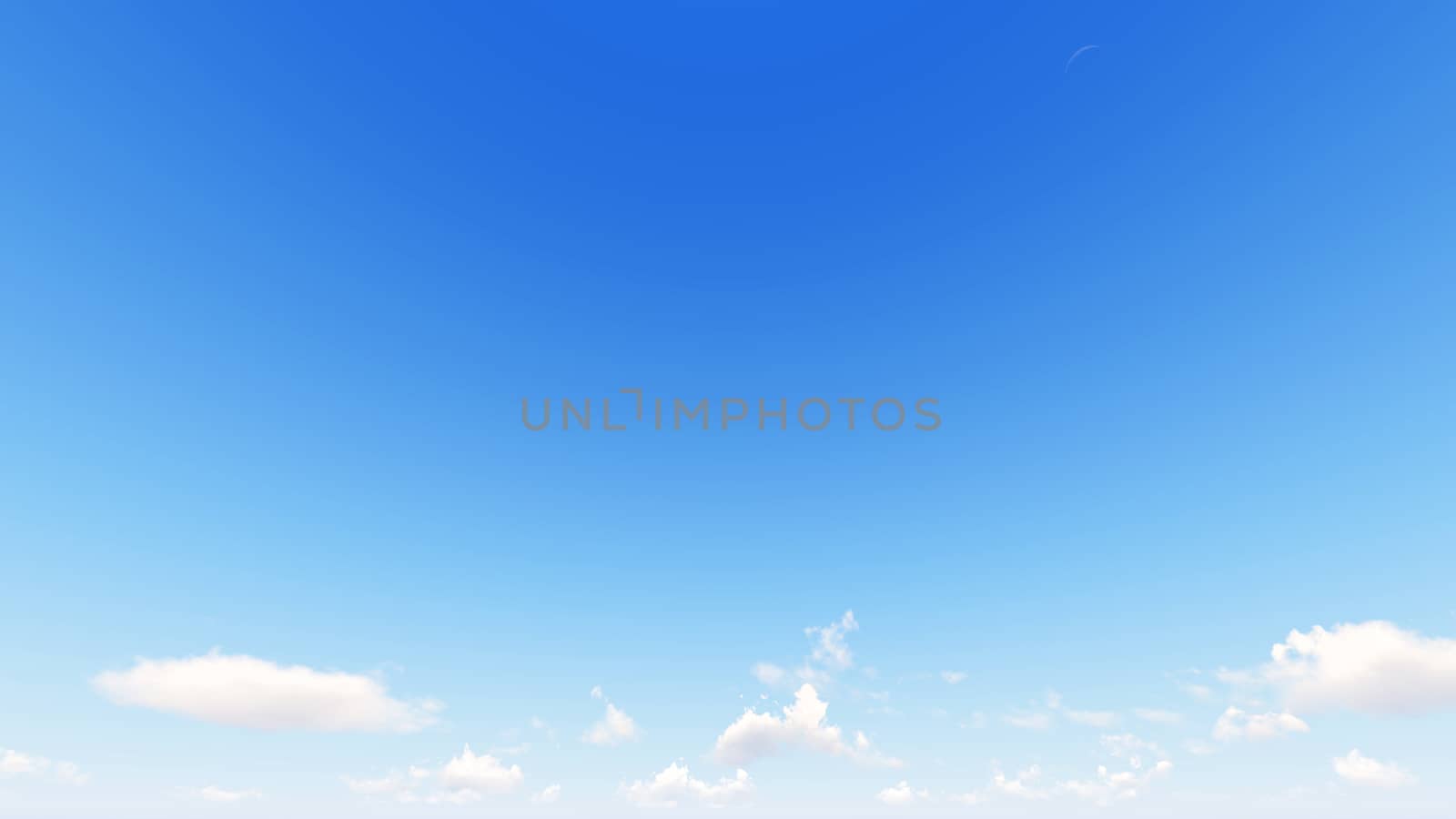 Cloudy blue sky abstract background, blue sky background with tiny clouds, 3d rendering

