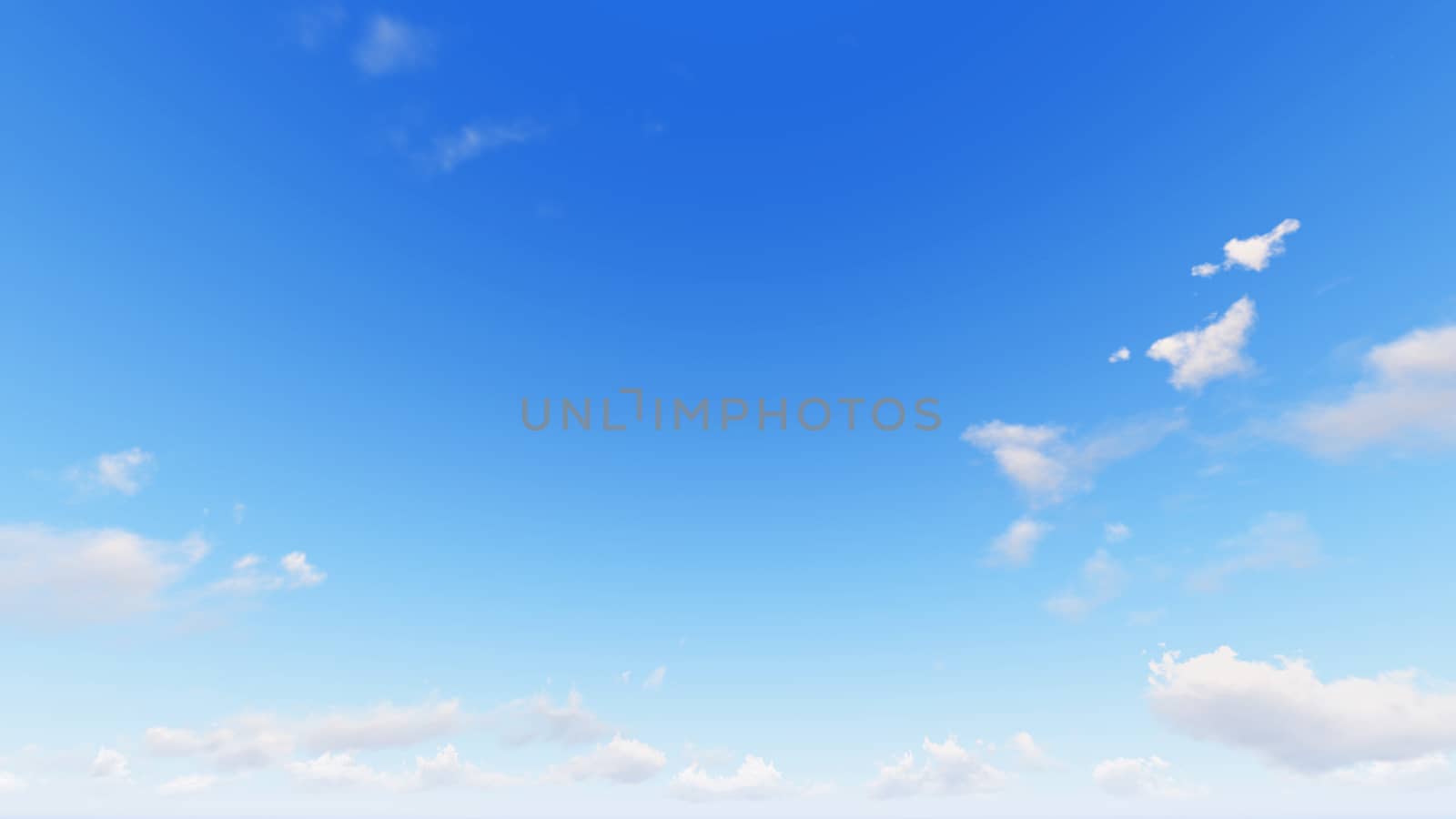 Cloudy blue sky abstract background, blue sky background with tiny clouds, 3d rendering

