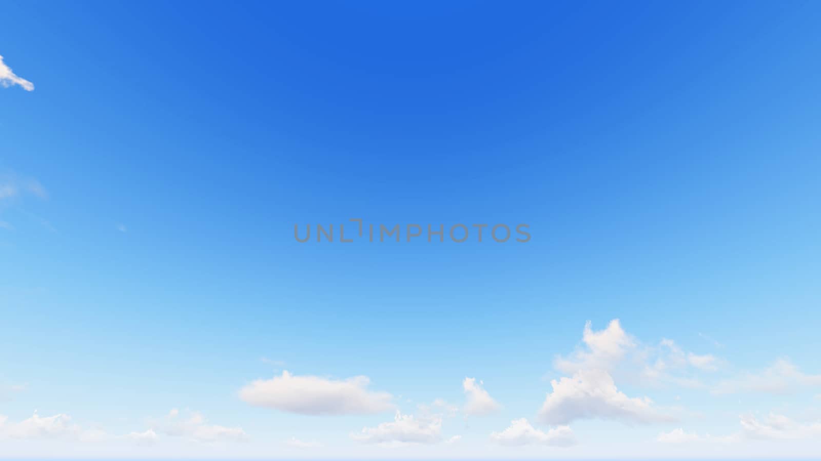 Cloudy blue sky abstract background, blue sky background with tiny clouds, 3d rendering

