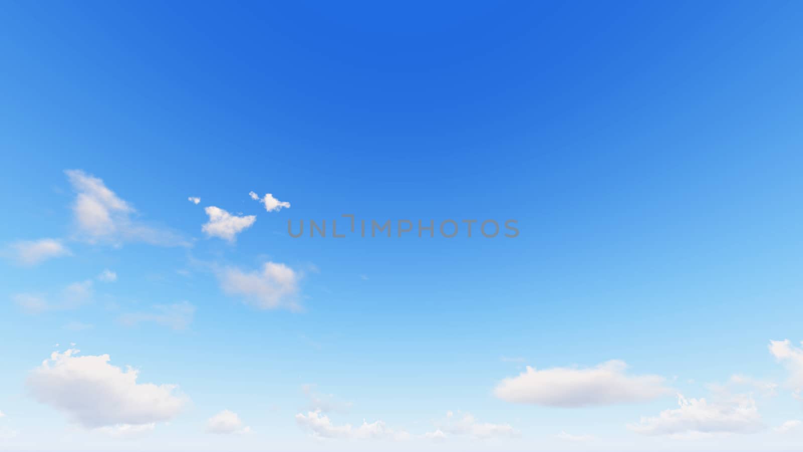 Cloudy blue sky abstract background, blue sky background with tiny clouds, 3d rendering

