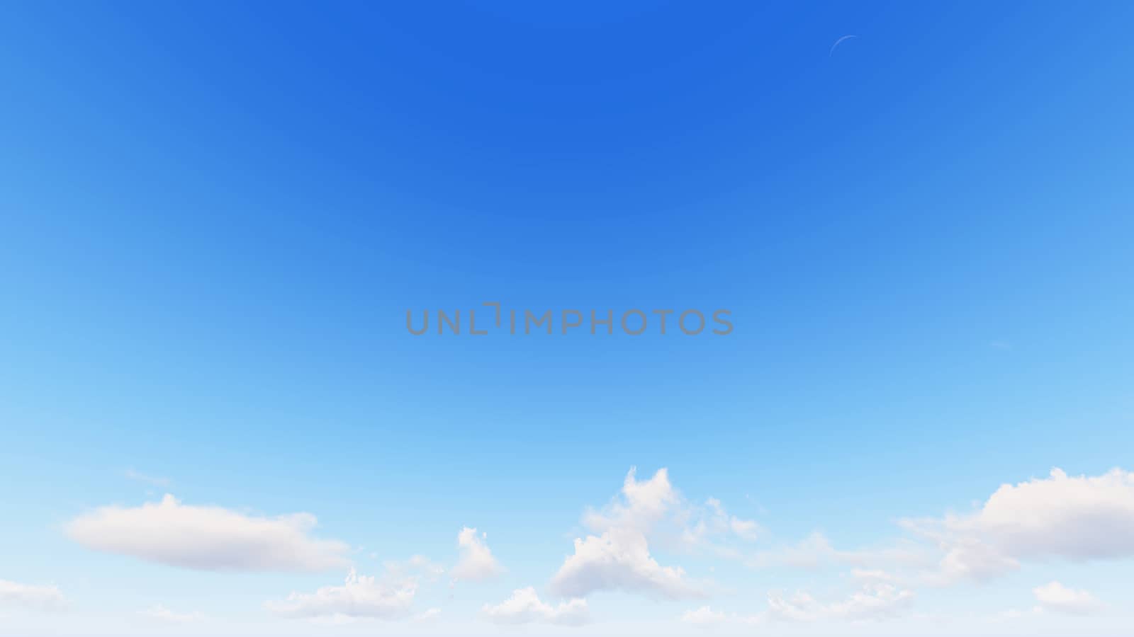 Cloudy blue sky abstract background, blue sky background with tiny clouds, 3d rendering

