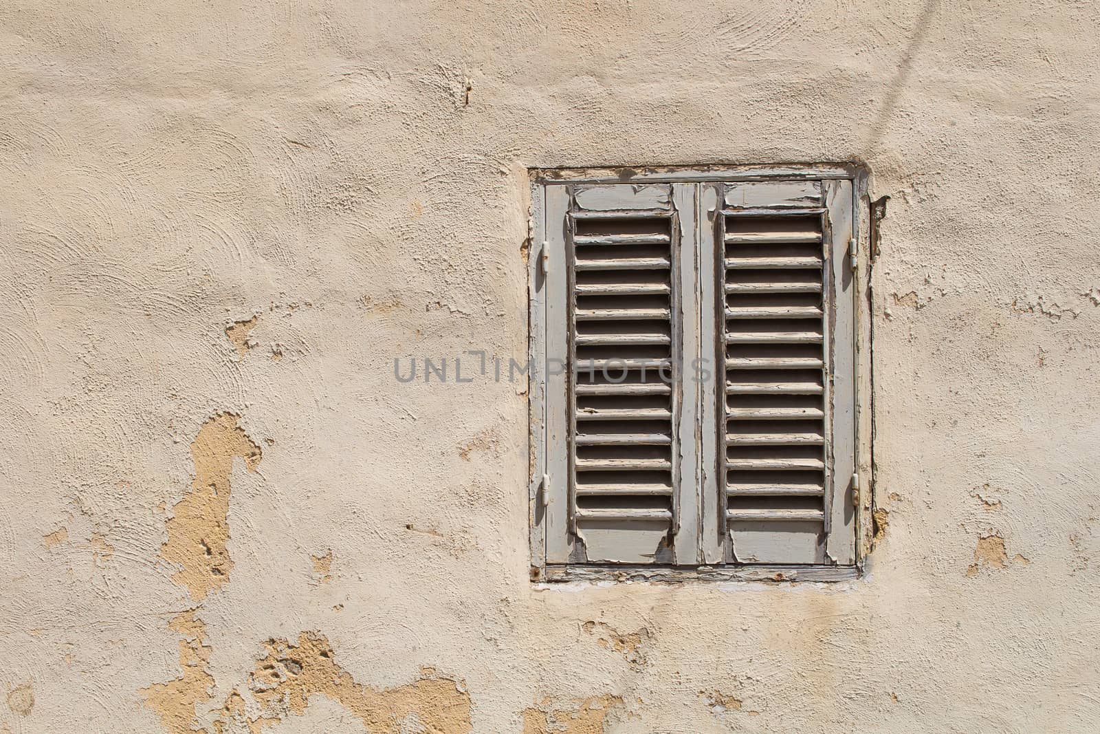 Old window with a shutter by YassminPhoto