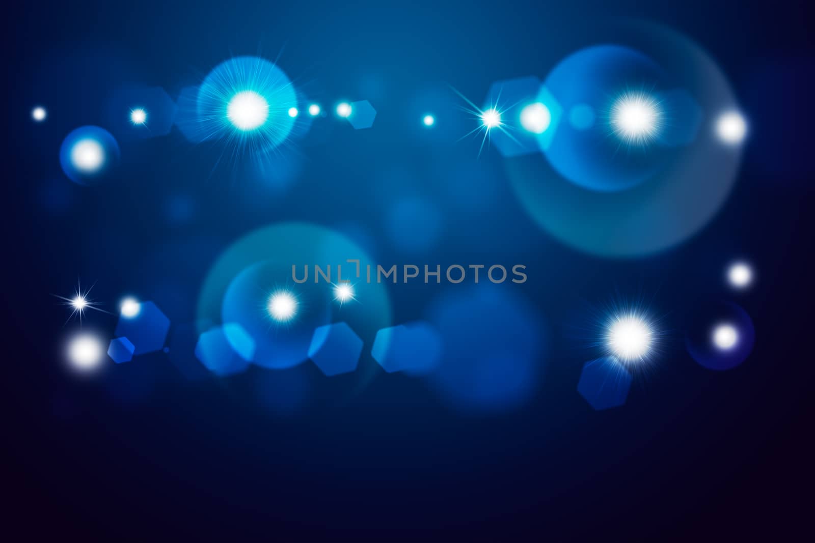 Blue light beam by cherezoff