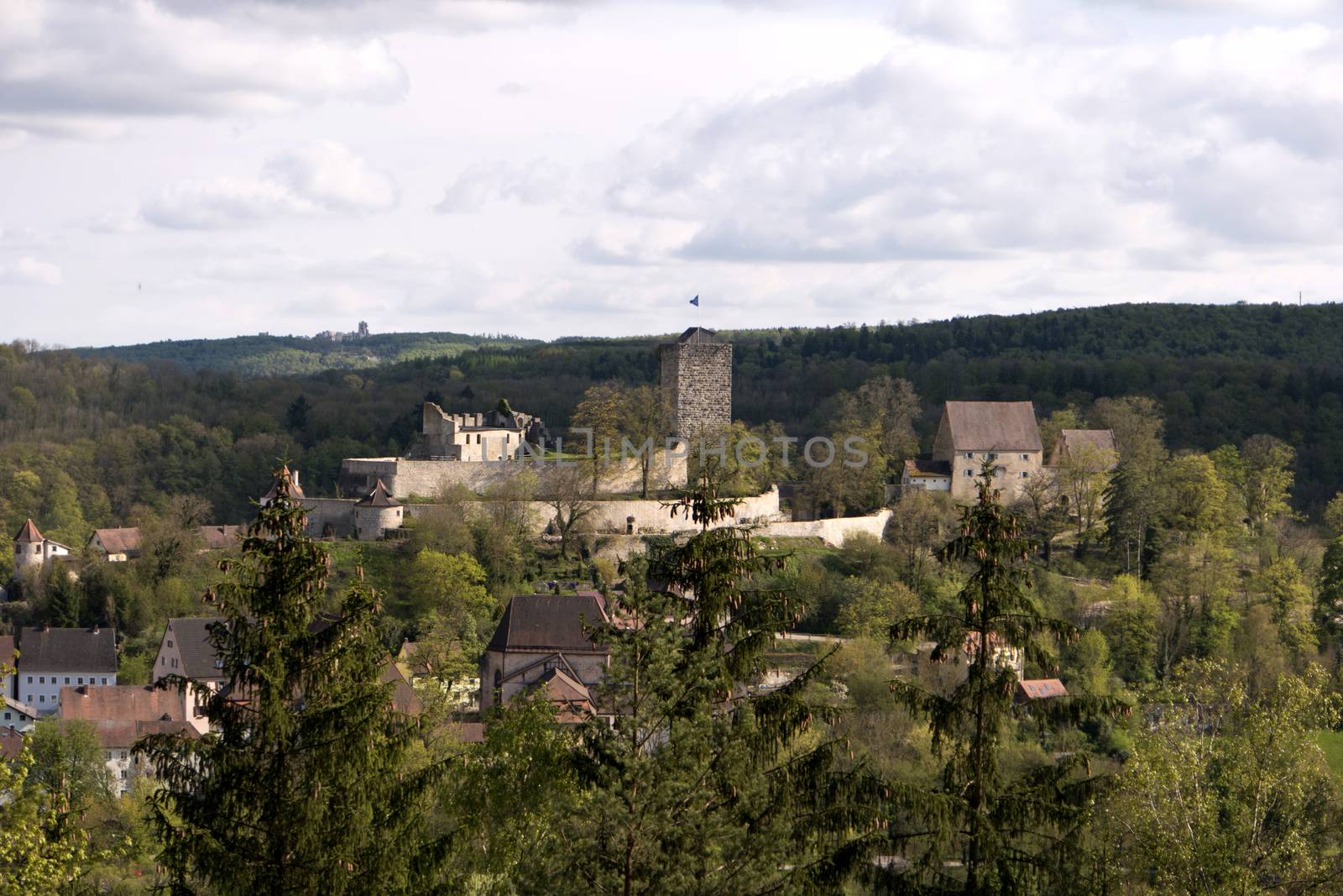 Pappenheim in the Altmühltal in Germany by 3quarks