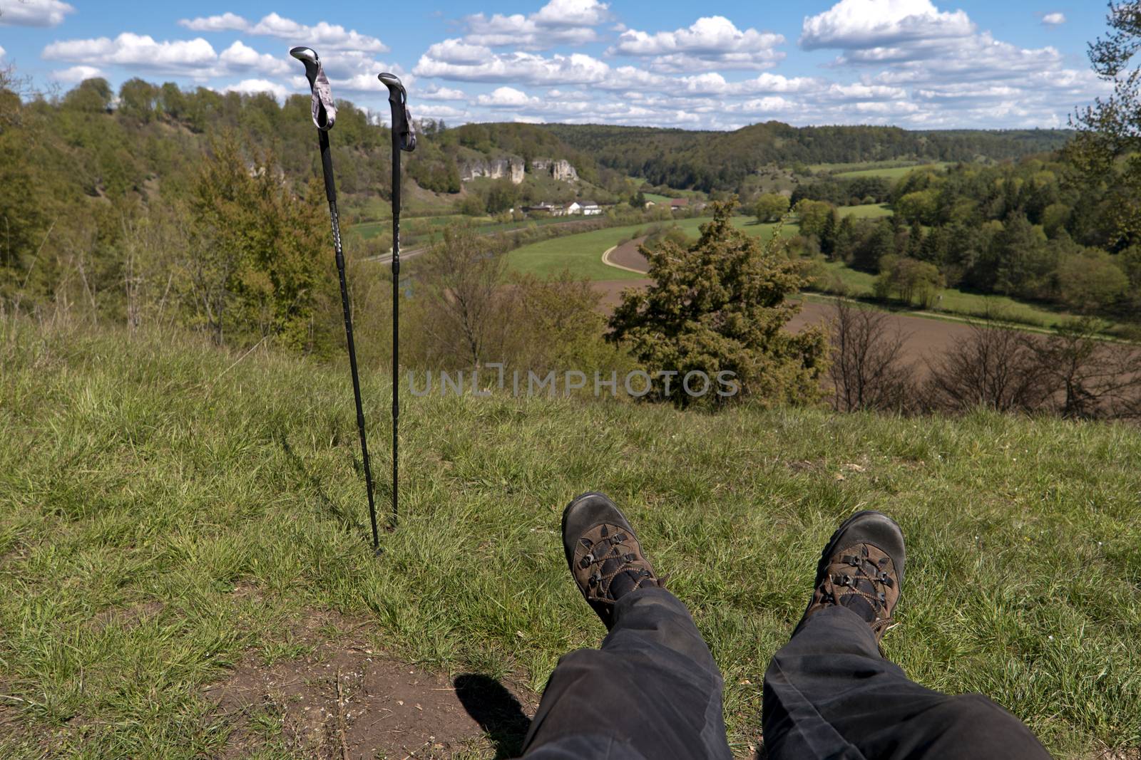 On the Altmuehltal Panorama Trail in Germany