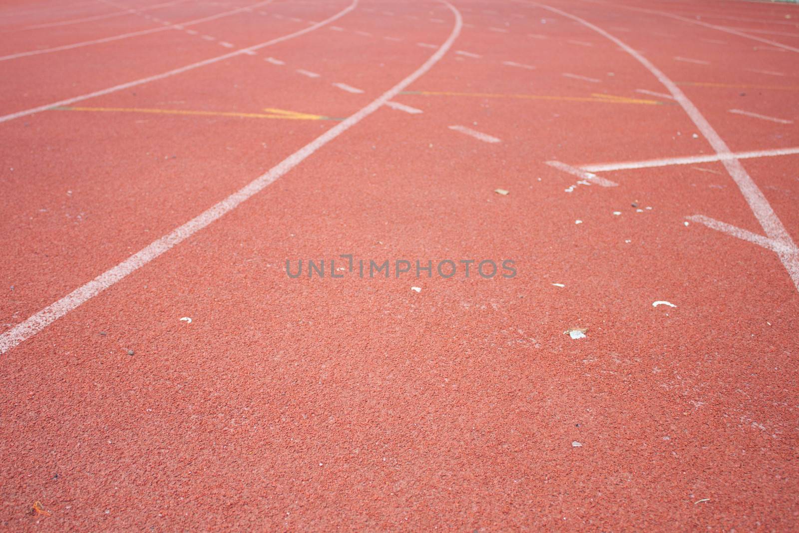 Red Asphalt for runners.