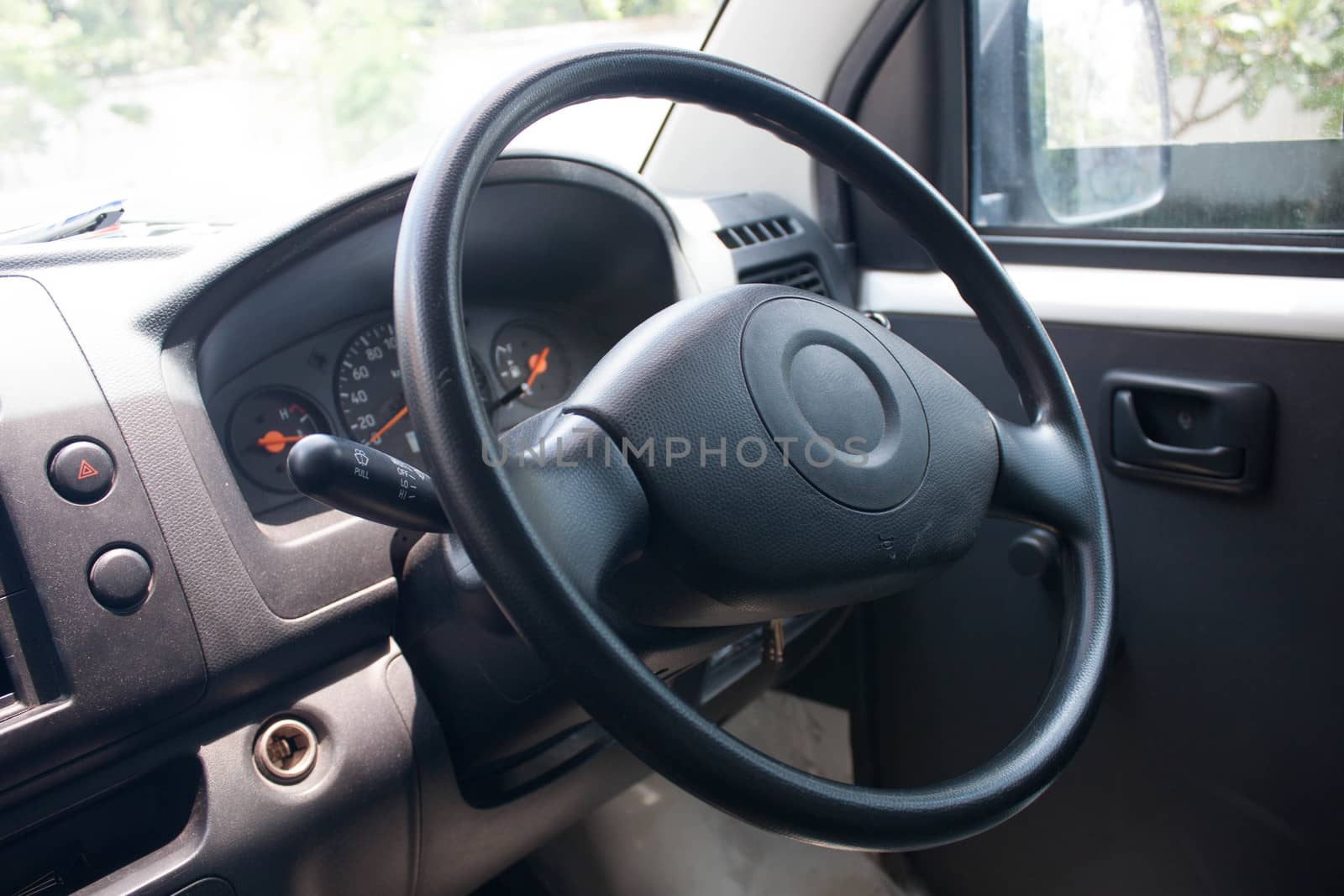 Black Steering Wheel by primzrider
