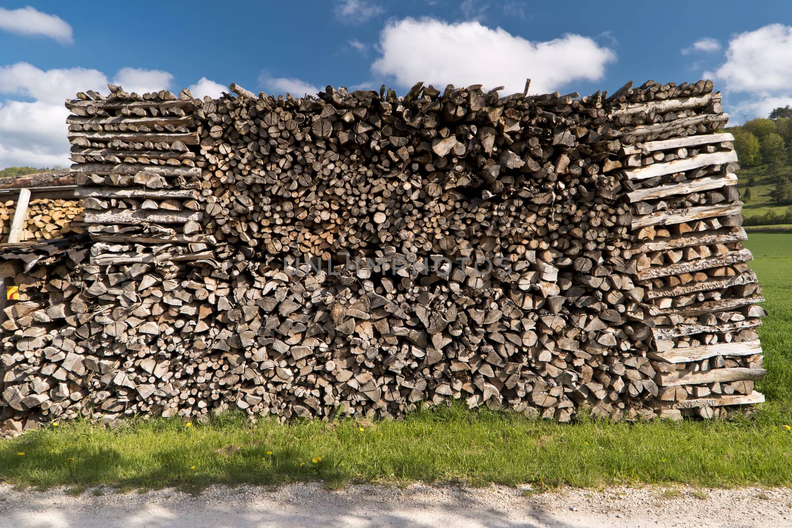 Stack of Wood by 3quarks
