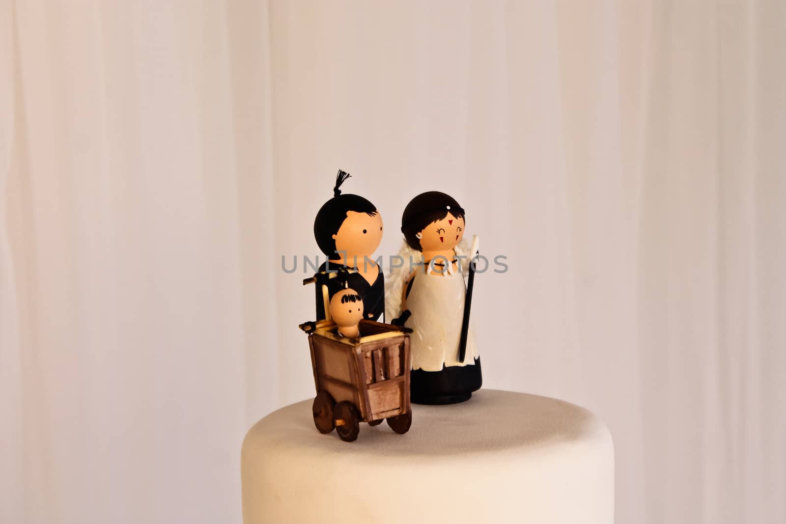 Japanese style wedding cake