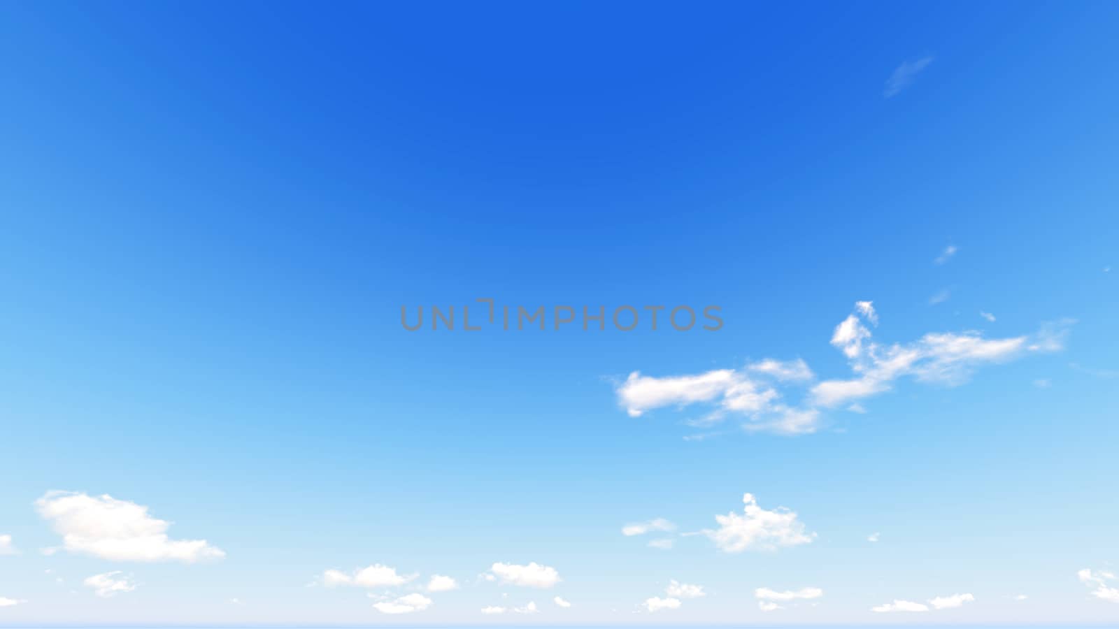 Cloudy blue sky abstract background, blue sky background with tiny clouds, 3d rendering

