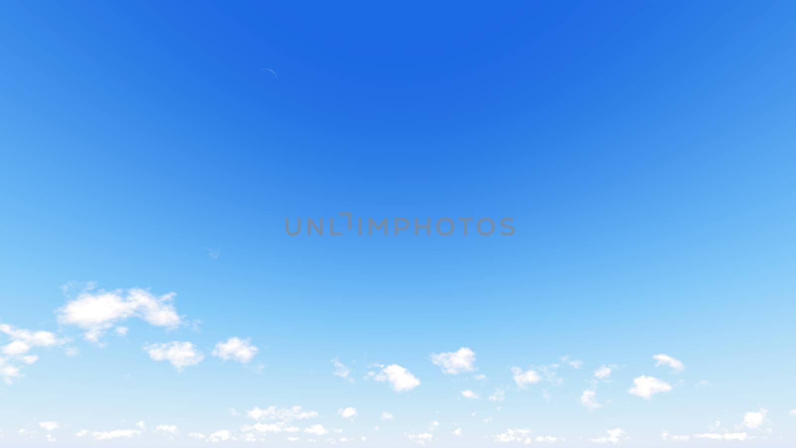 Cloudy blue sky abstract background, blue sky background with tiny clouds, 3d rendering

