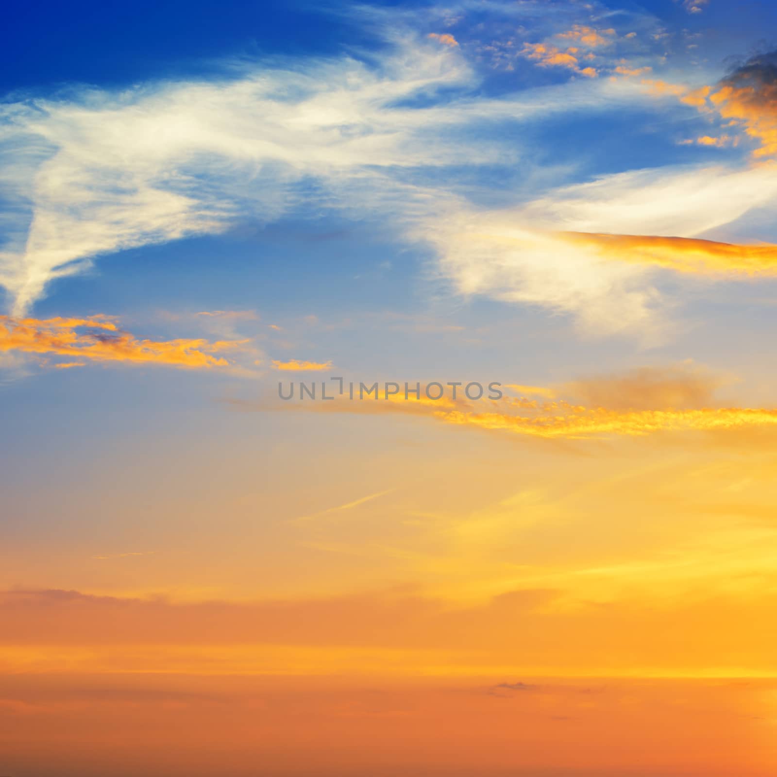 beautiful sunrise in the clouds by galina_velusceac