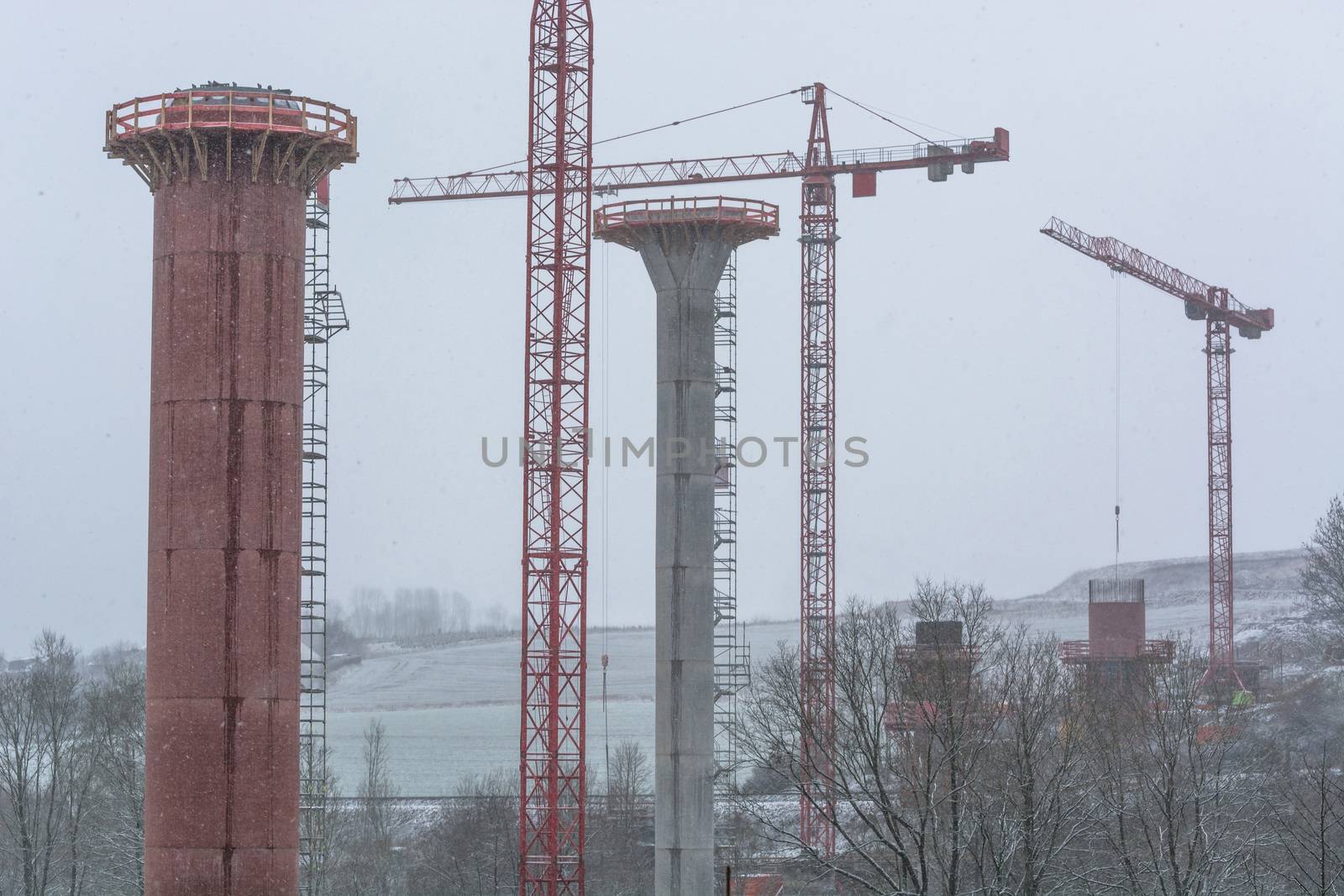 Bridge construction site in NRW in Bestwig. by JFsPic