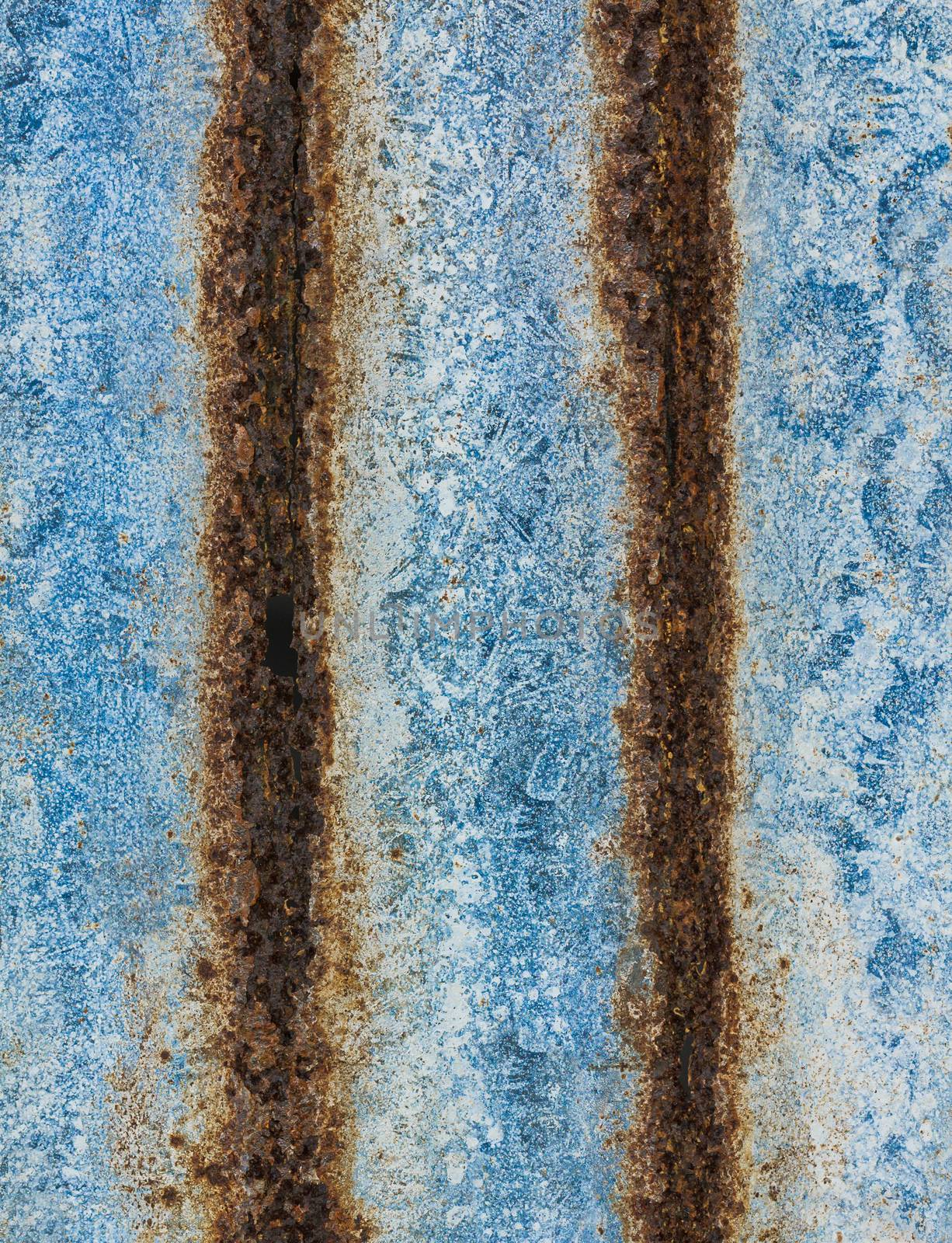 Old rusty zinc plated, iron zinc background