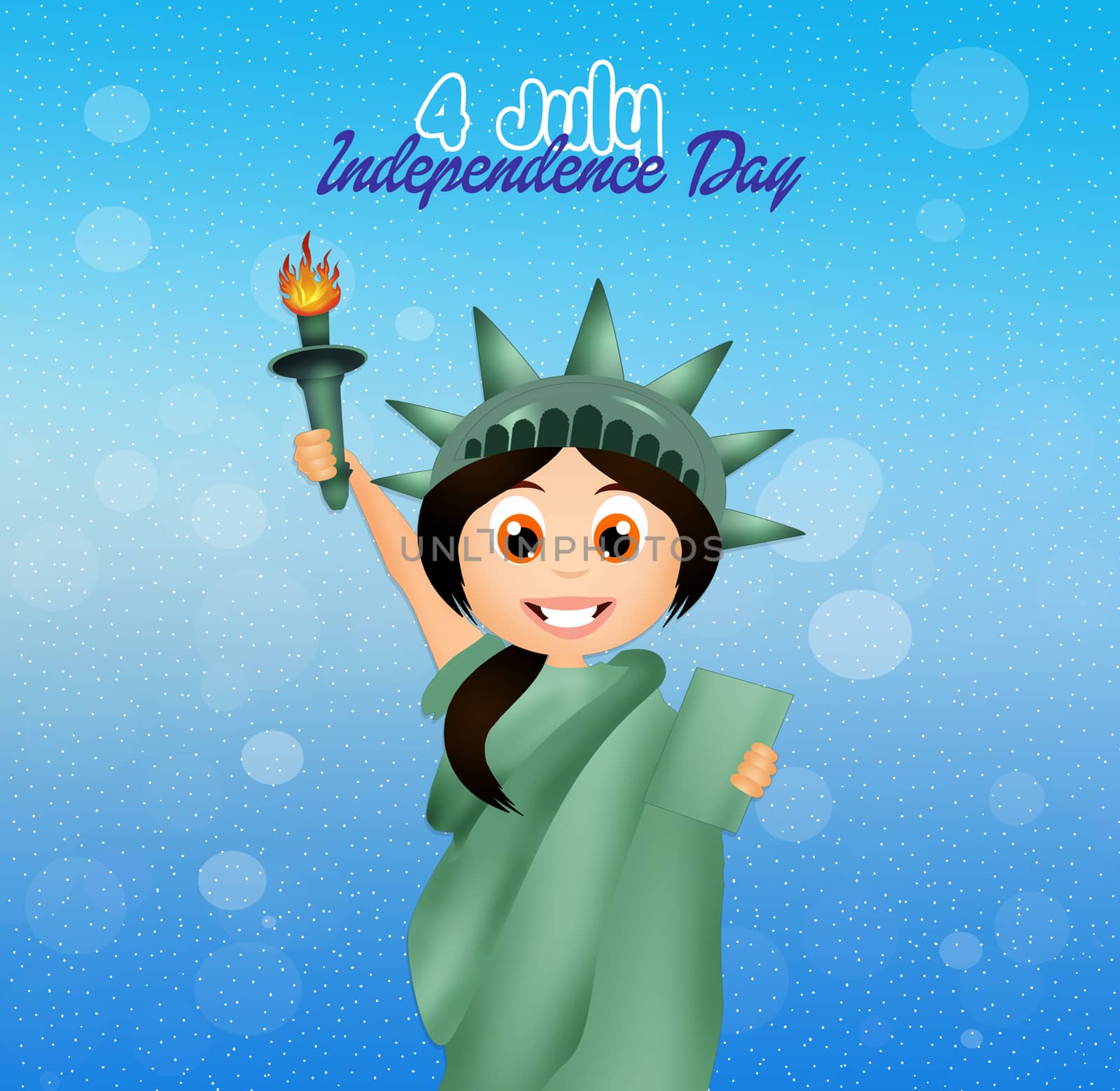 illustration of Independence Day