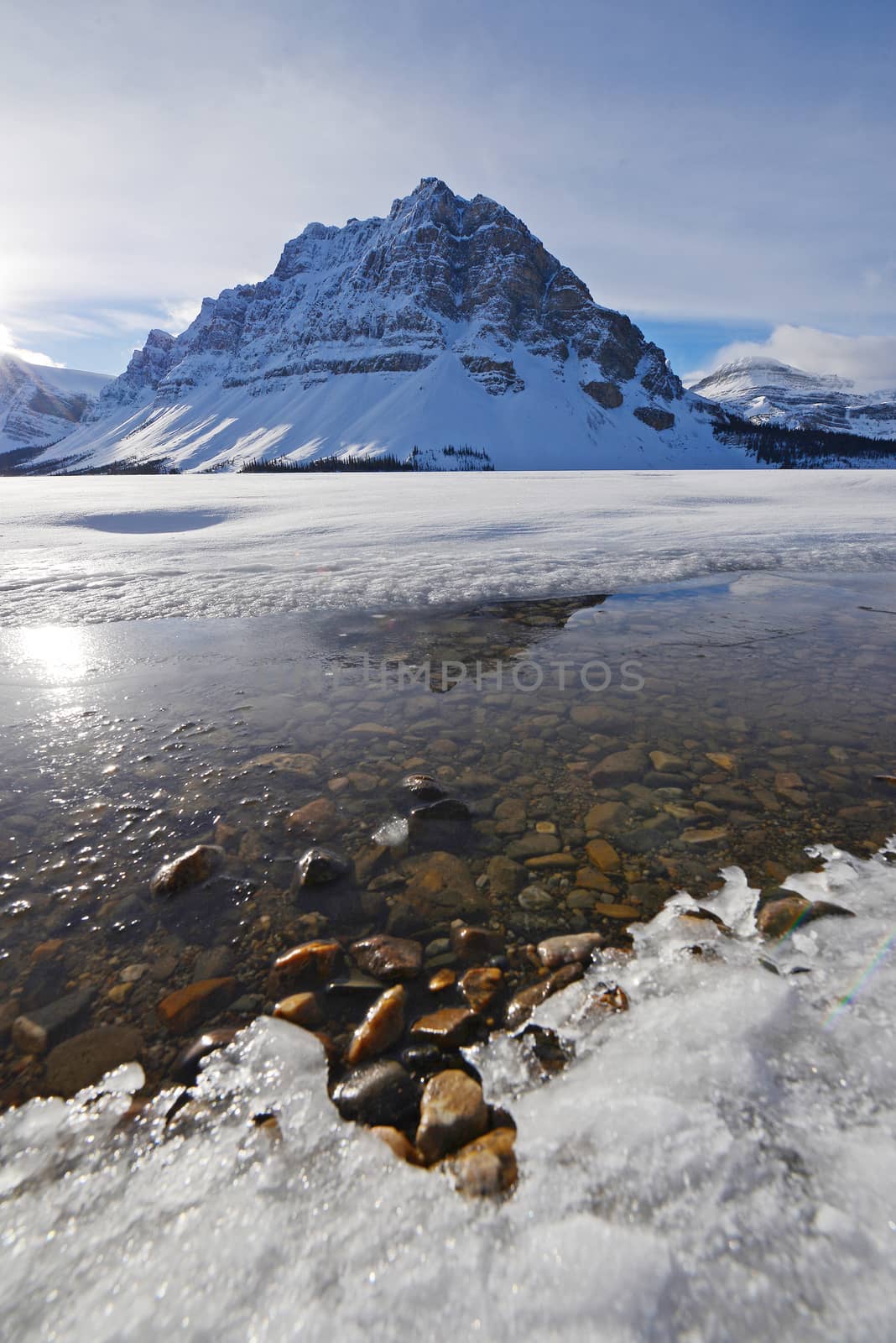 winter canadian rockies by porbital