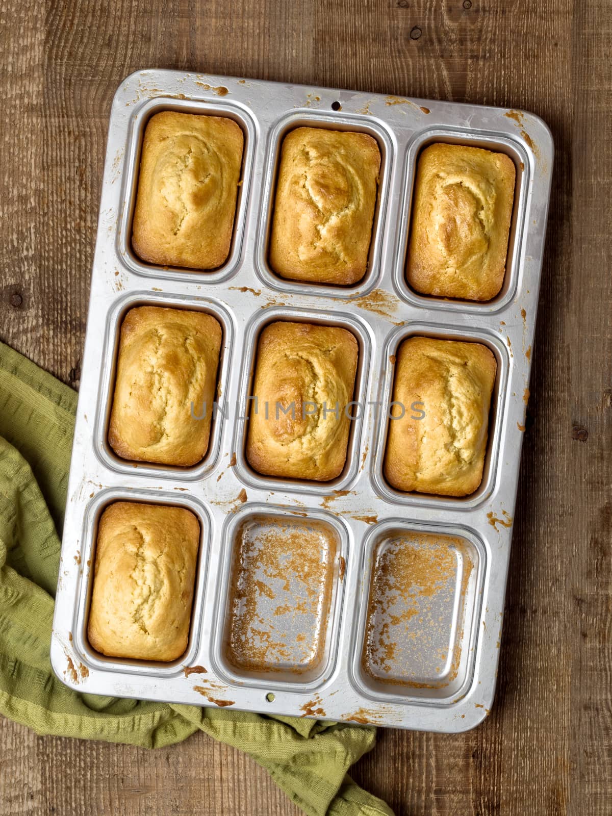 close up of rustic southern american corn bread