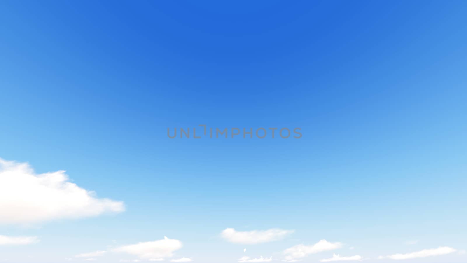 Cloudy blue sky abstract background, blue sky background with tiny clouds, 3d rendering

