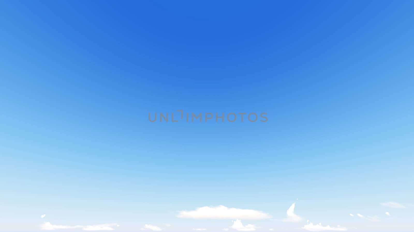 Cloudy blue sky abstract background, blue sky background with tiny clouds, 3d rendering

