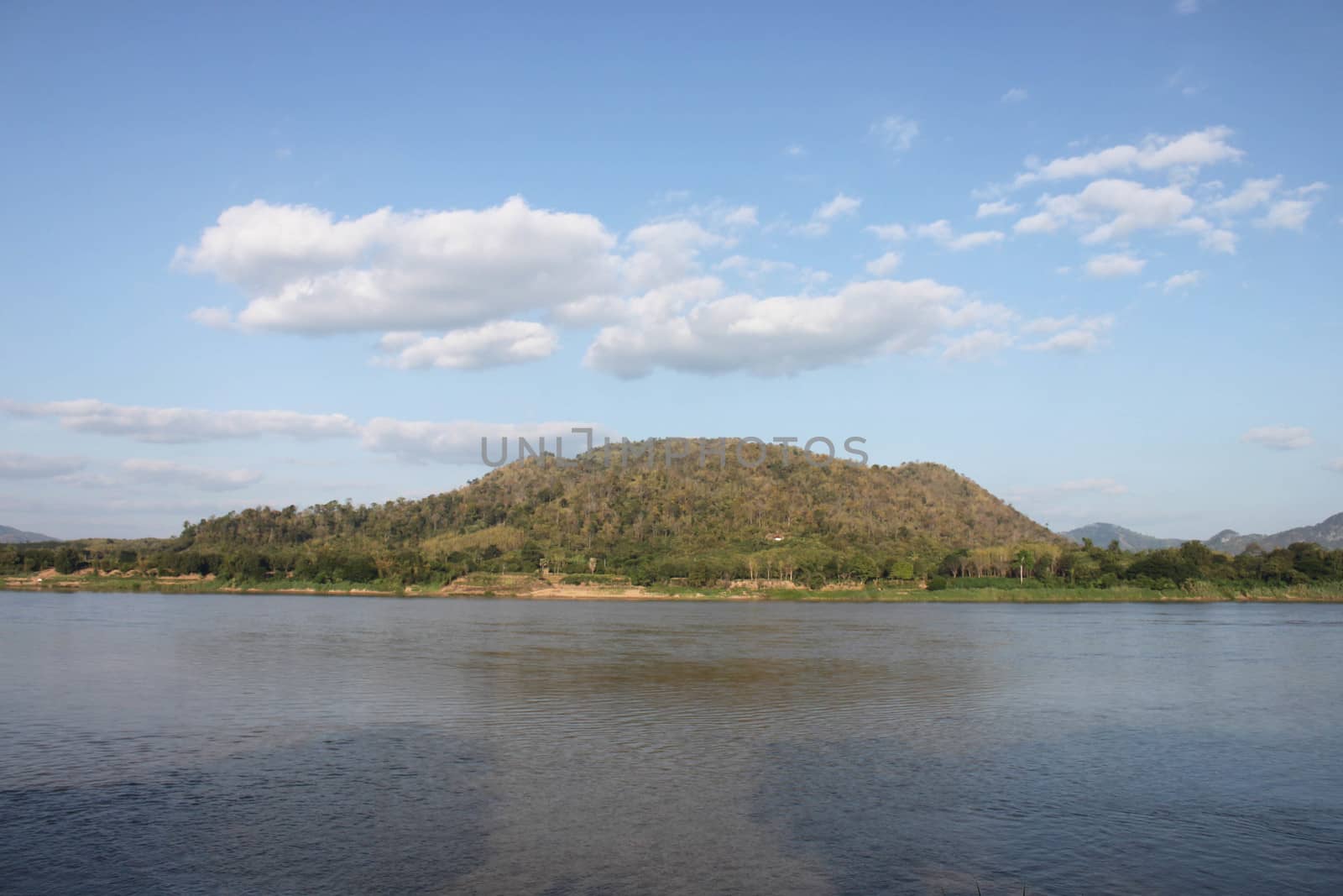 Rivers and mountains of Loei Province, Thailand.