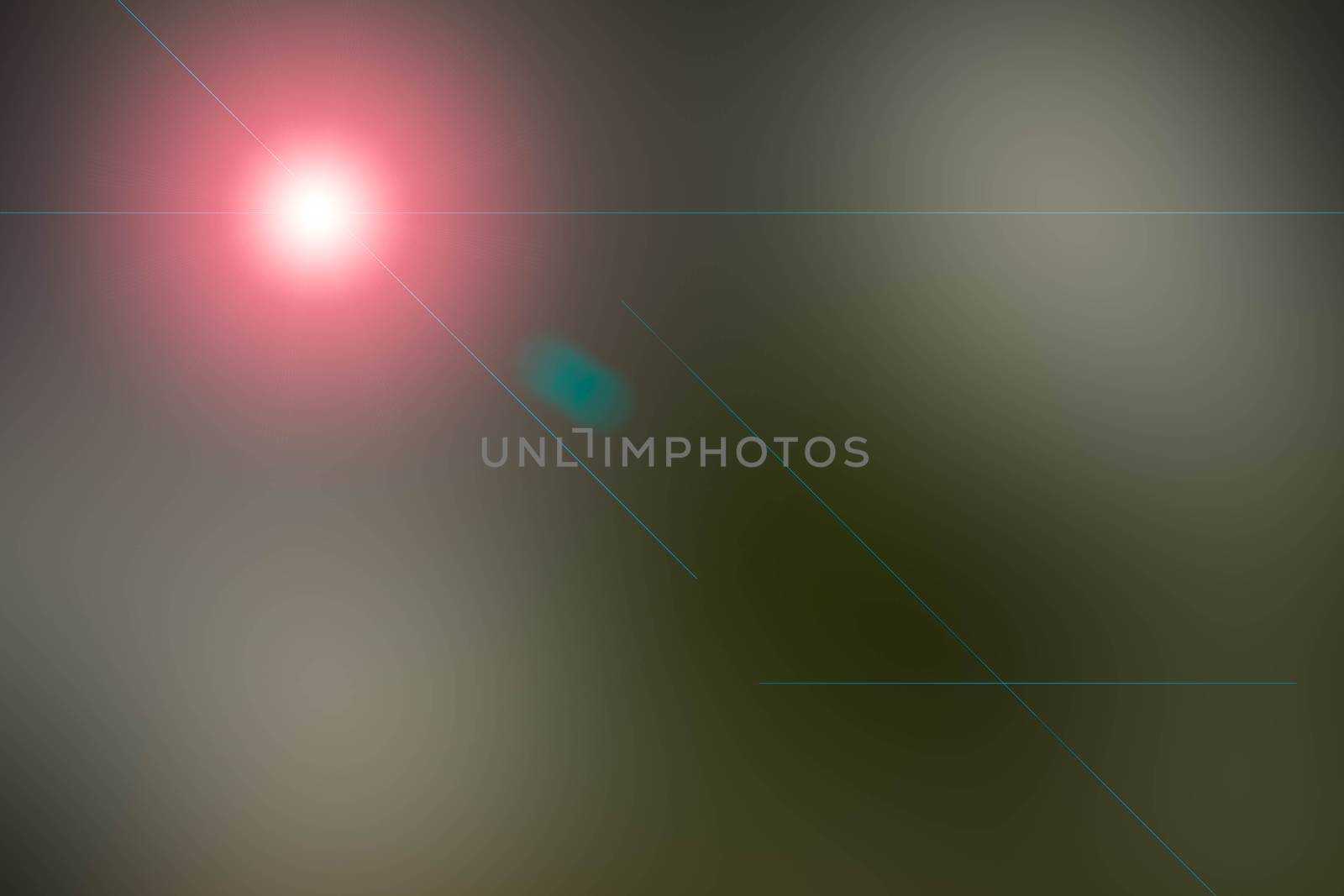 lens flare Green blackground