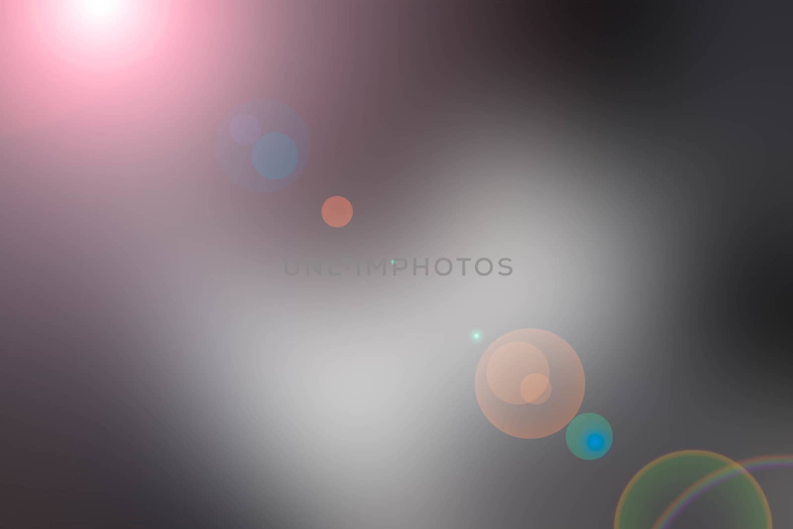 Black background blurred lens flare. by primzrider