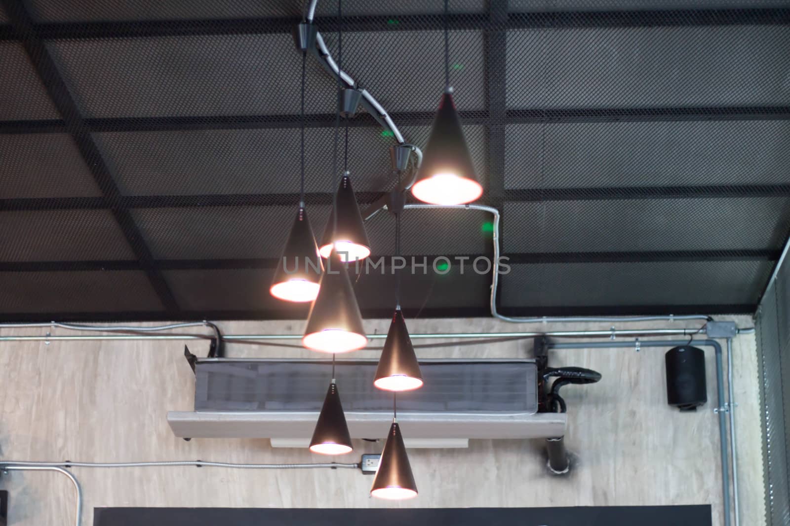 Lamps triangular roof by primzrider