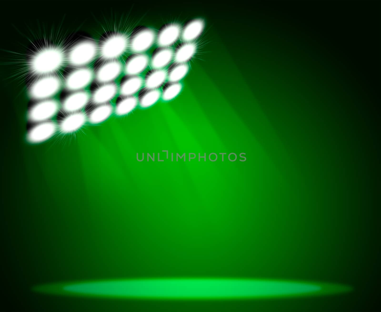 Green light beam by cherezoff