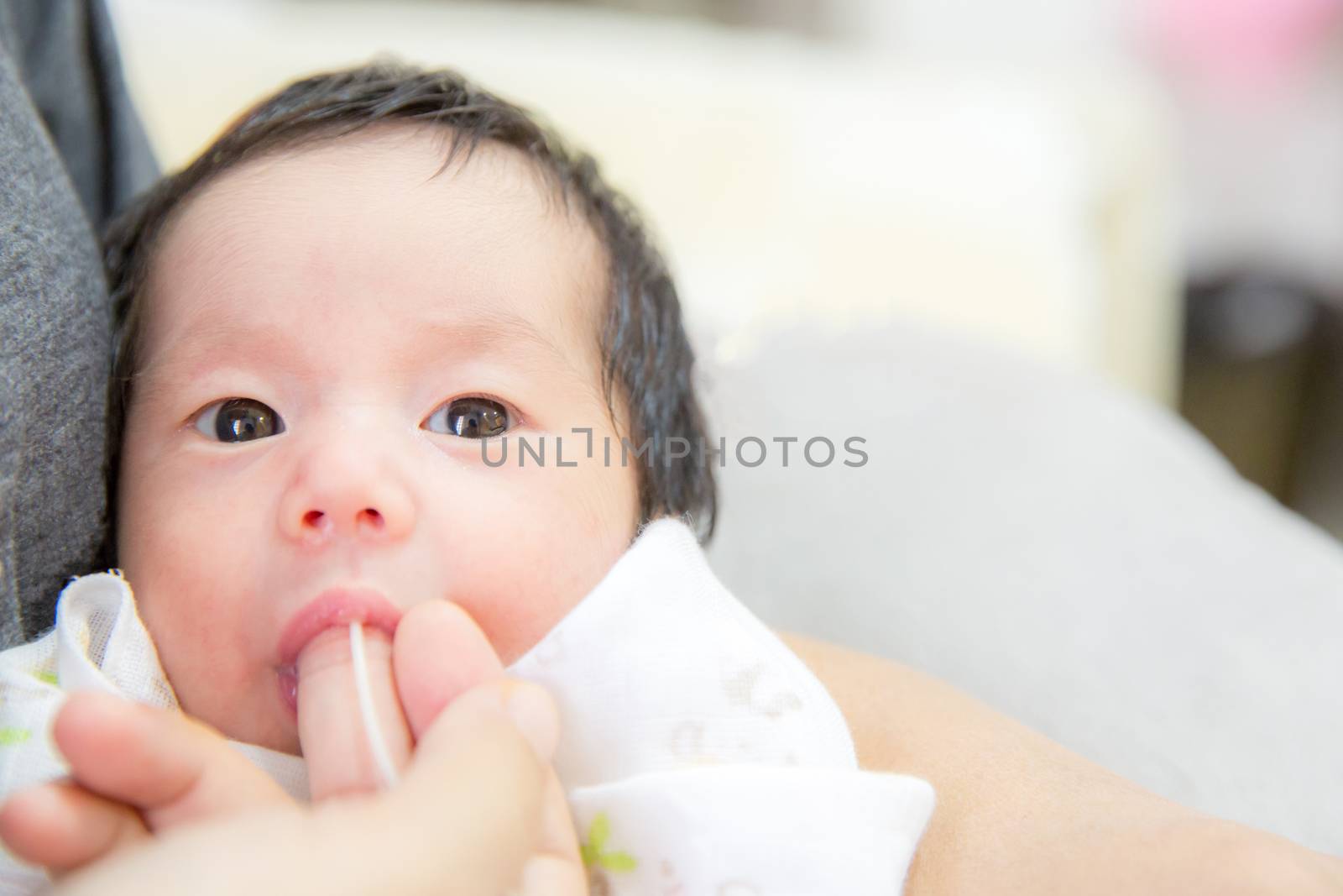 Finger Feeding baby by vichie81