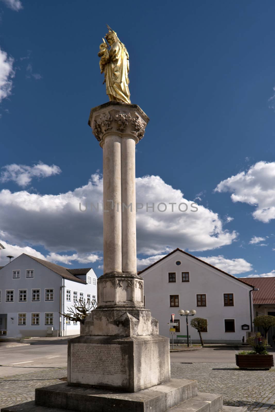 Dollnstein in the Altmuehltal in Germany