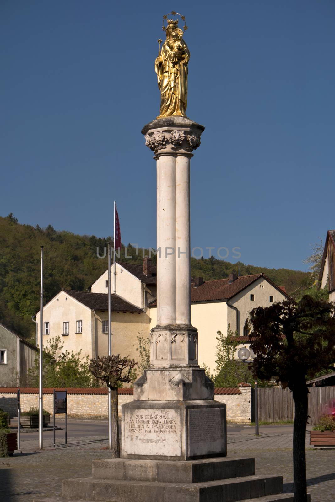 Dollnstein in the Altmuehltal in Germany by 3quarks